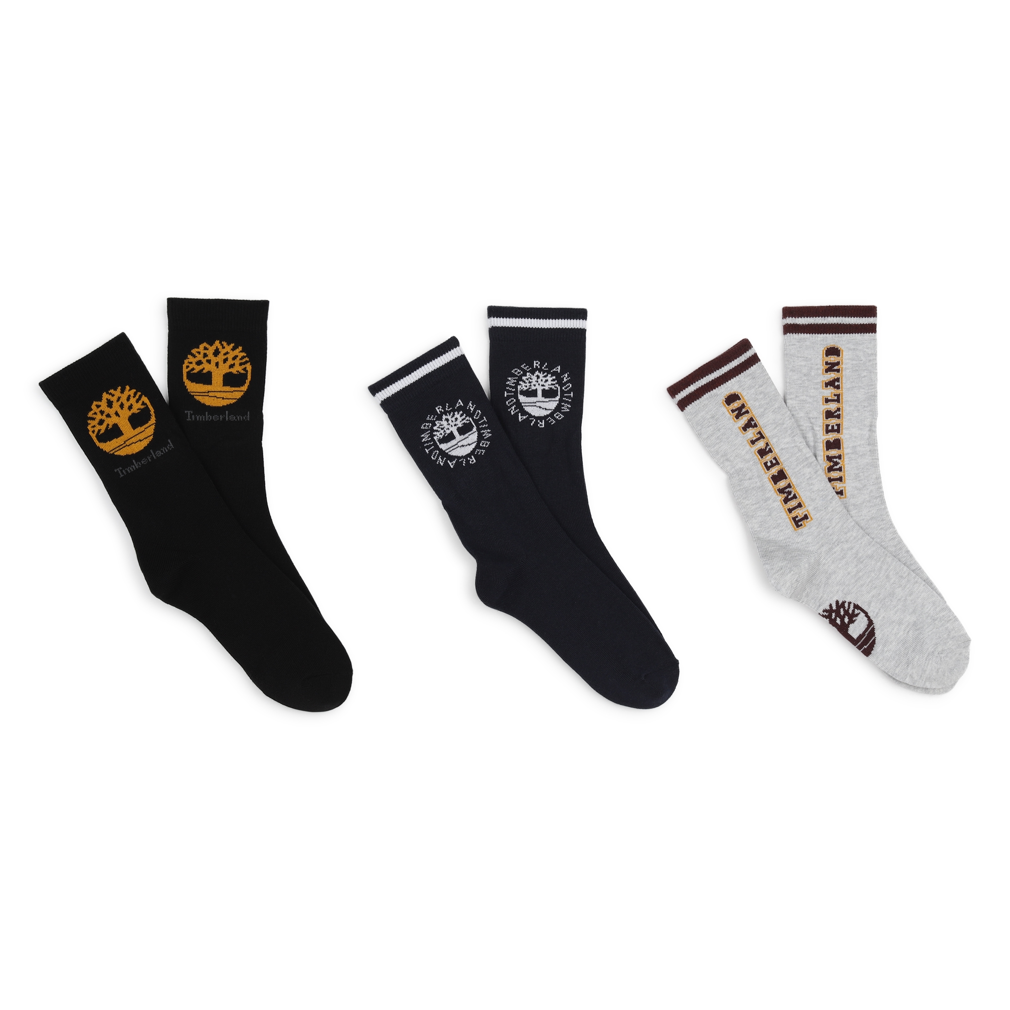 Lot de 3 paires de chaussettes TIMBERLAND pour GARCON