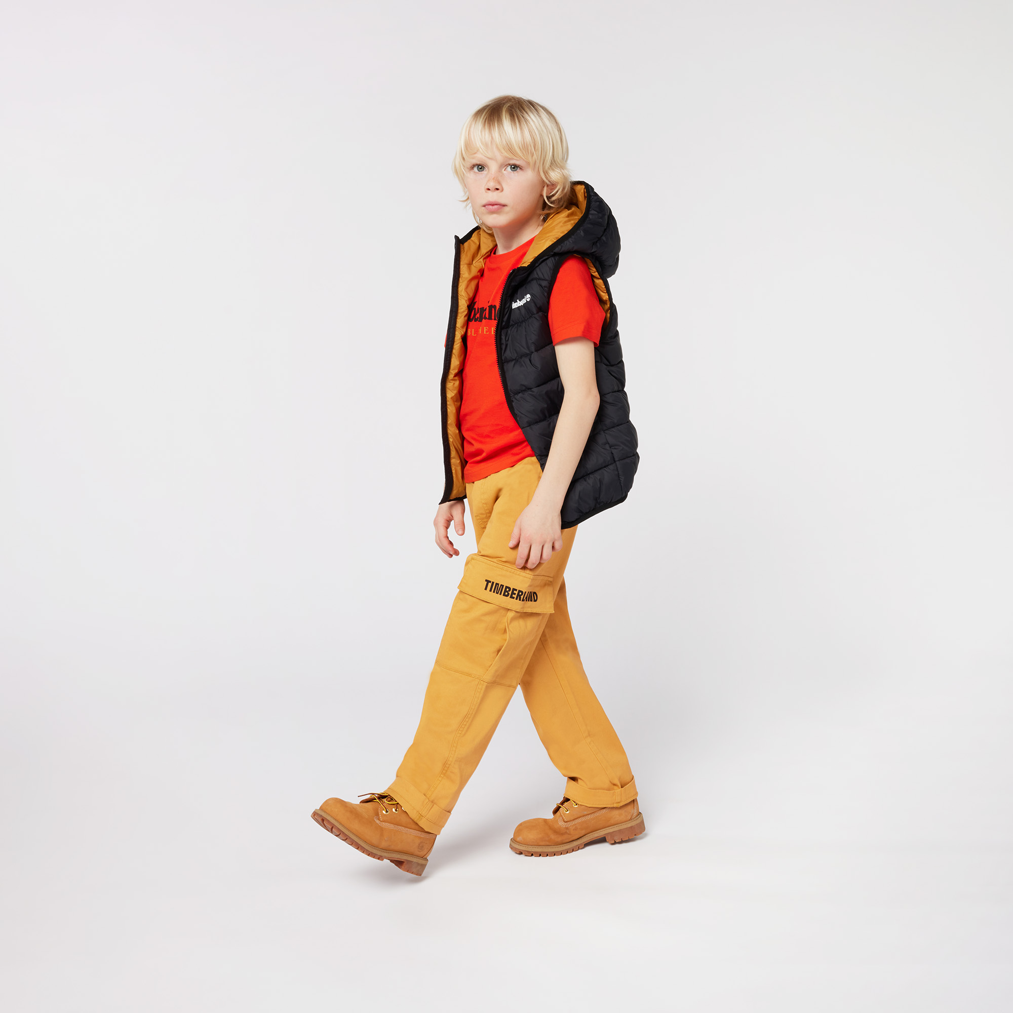 PUFFER JACKET SLEEVELESS TIMBERLAND for BOY