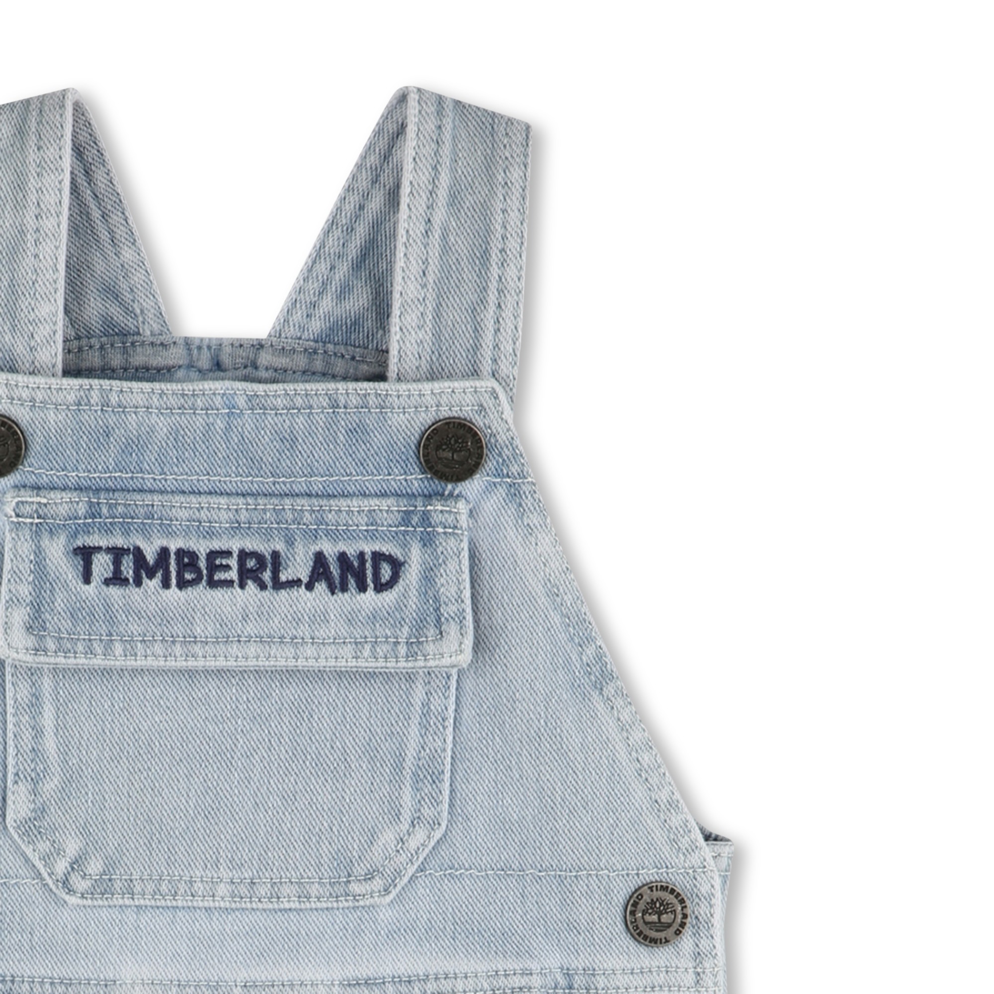 Denim overalls with pocket TIMBERLAND for BOY