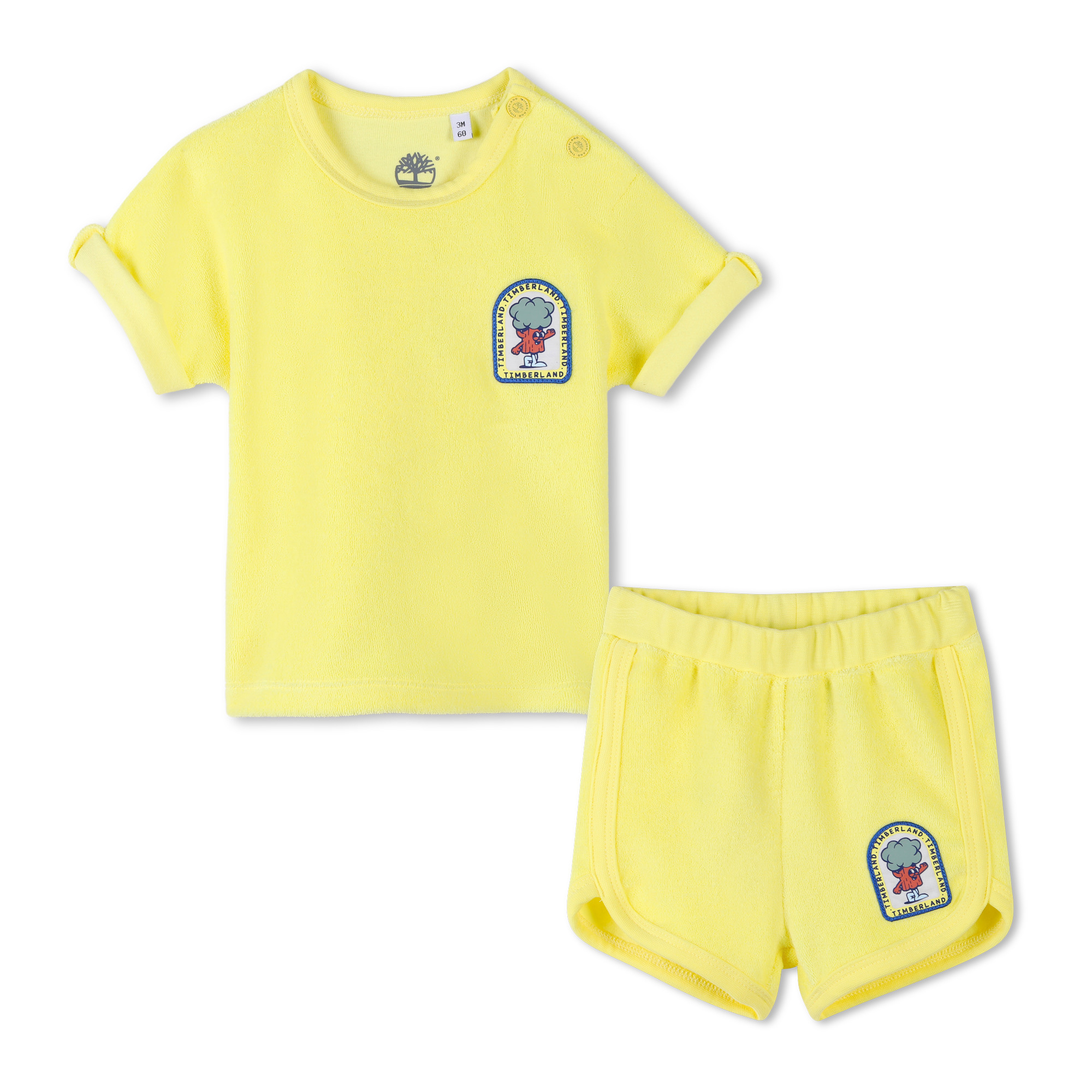 Terry cloth T-shirt and shorts TIMBERLAND for BOY