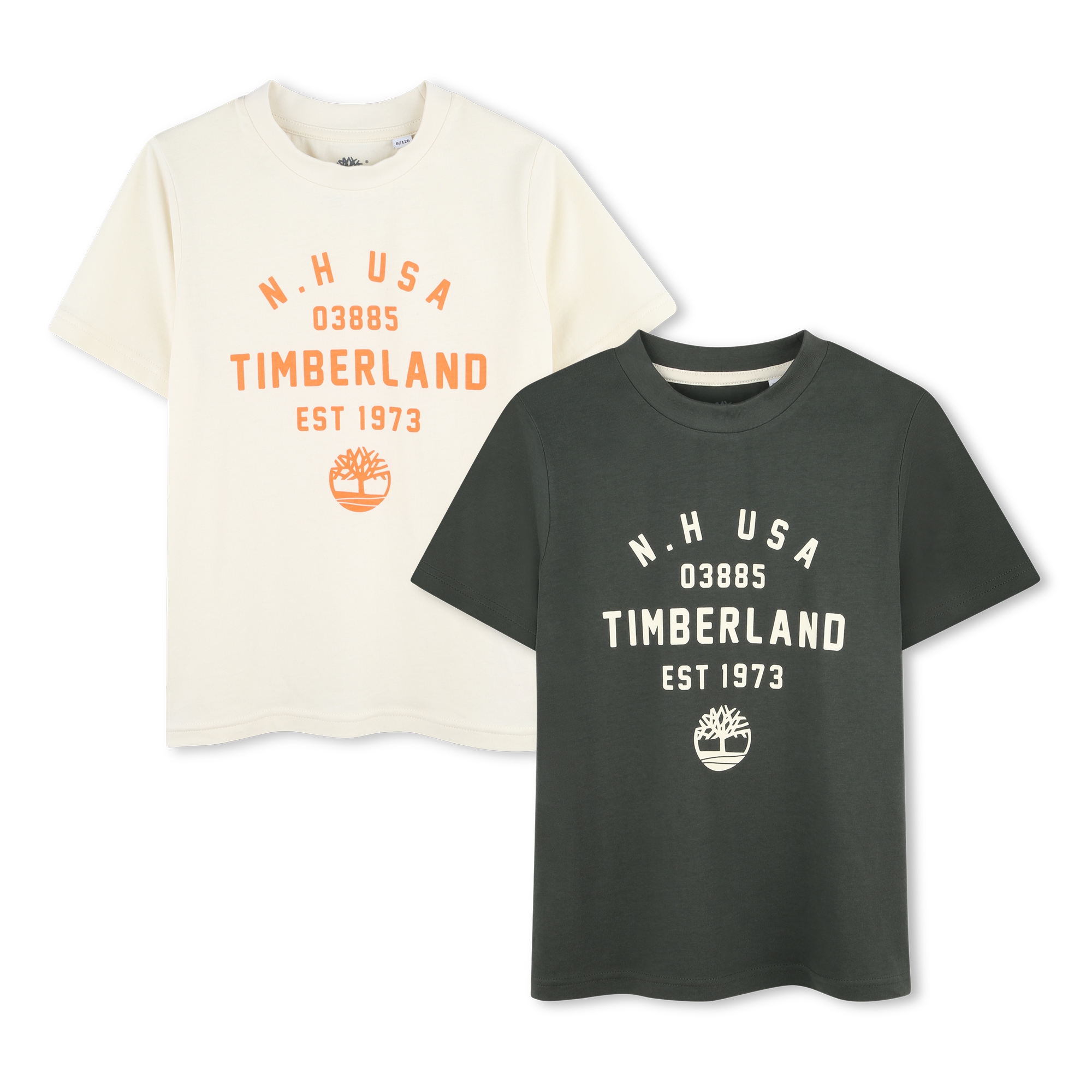 Setje van 2 T-shirts met print TIMBERLAND Voor