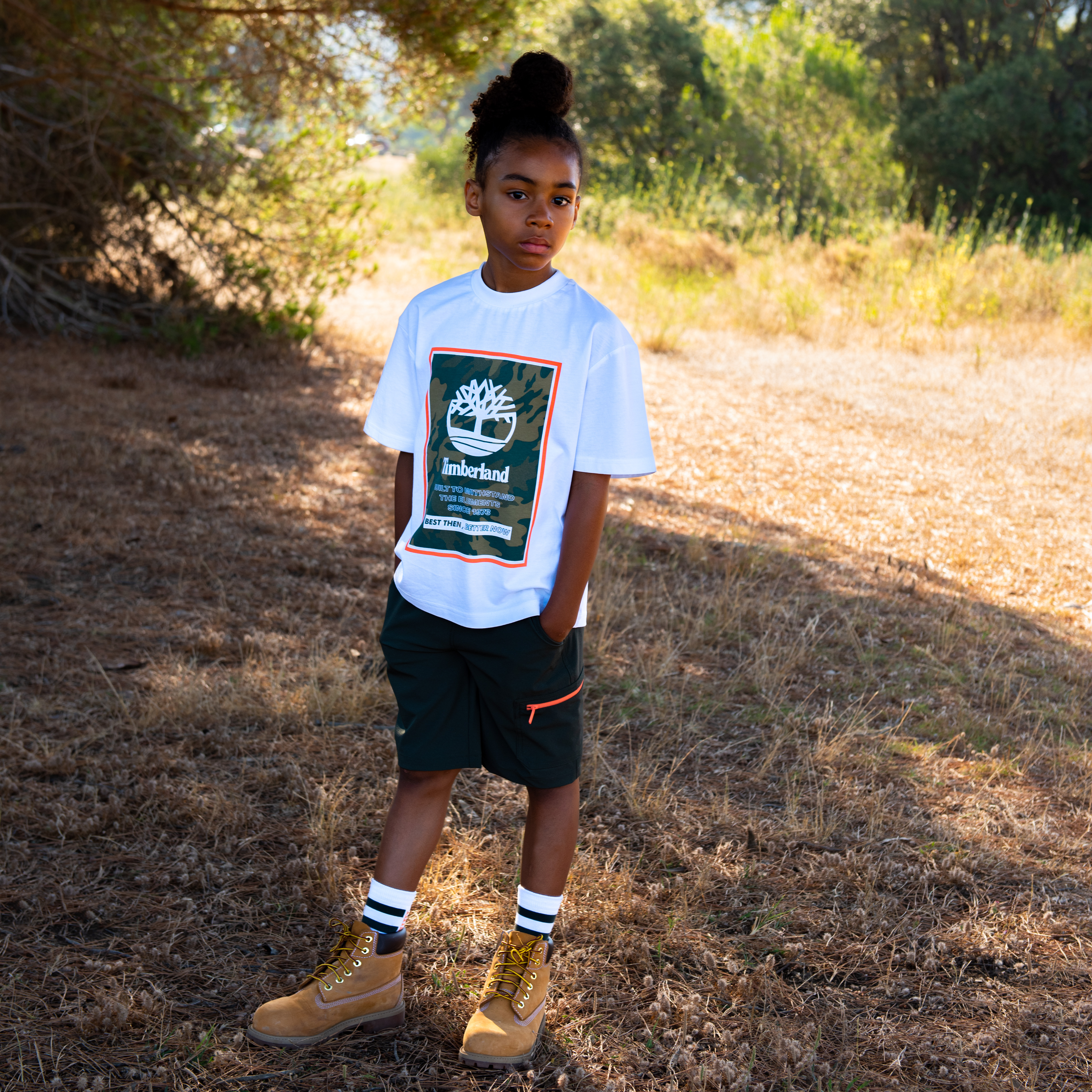 Loose T-shirt with print TIMBERLAND for BOY