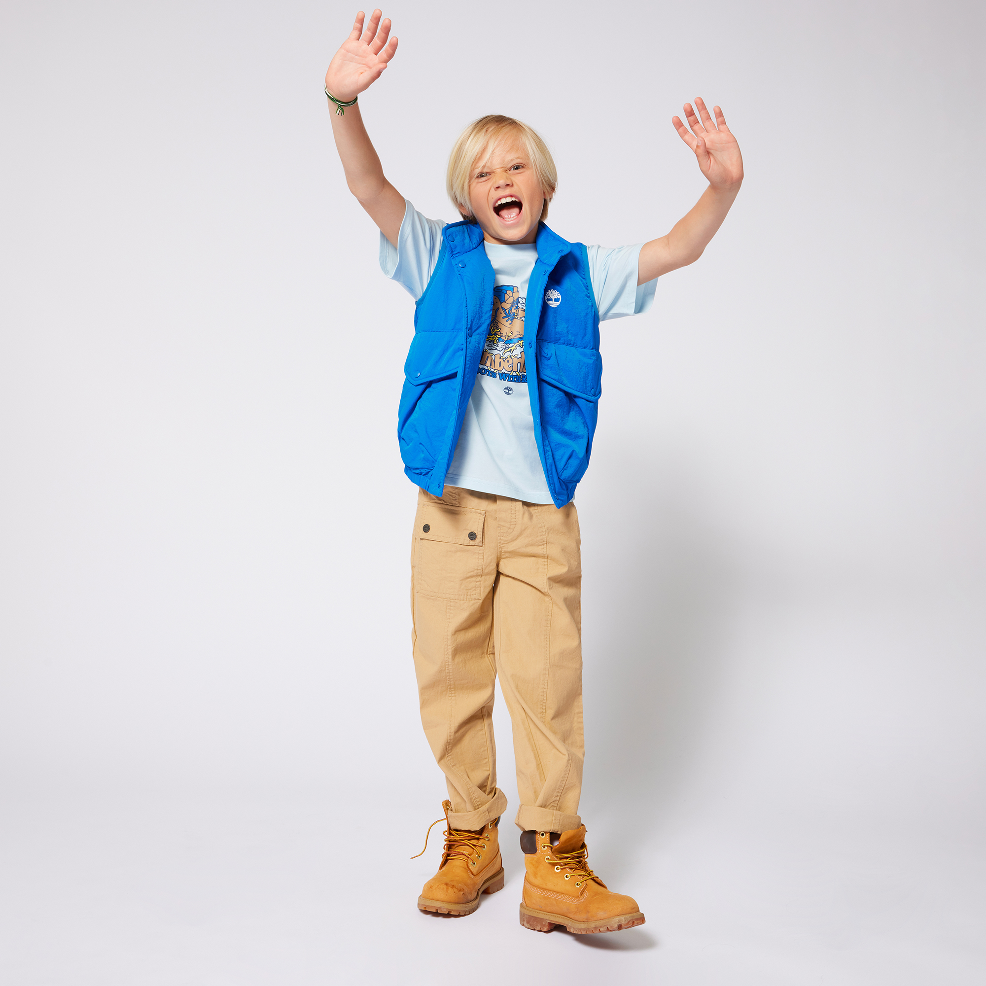 Loose T-shirt with print TIMBERLAND for BOY