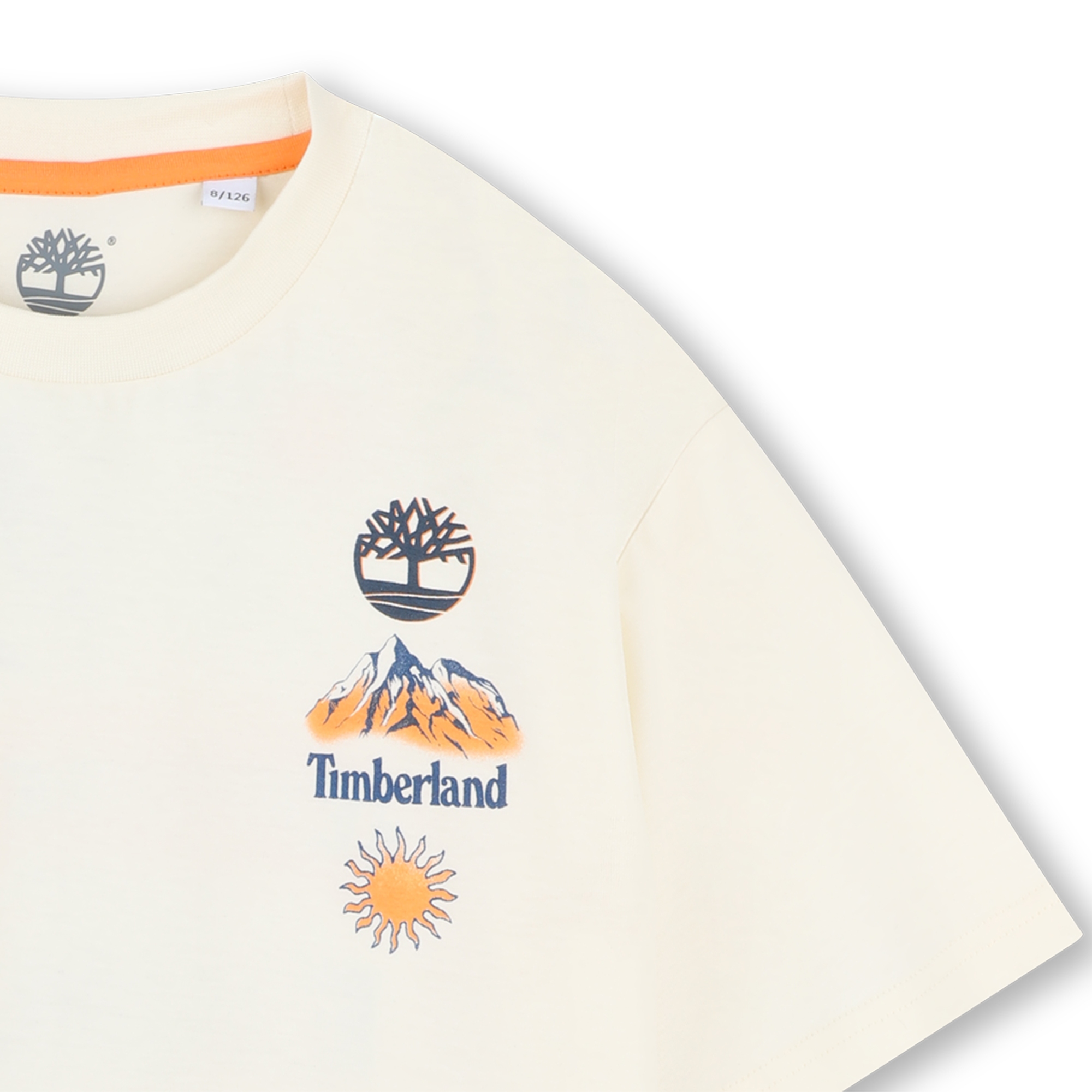 Wijd T-shirt met bergprint TIMBERLAND Voor