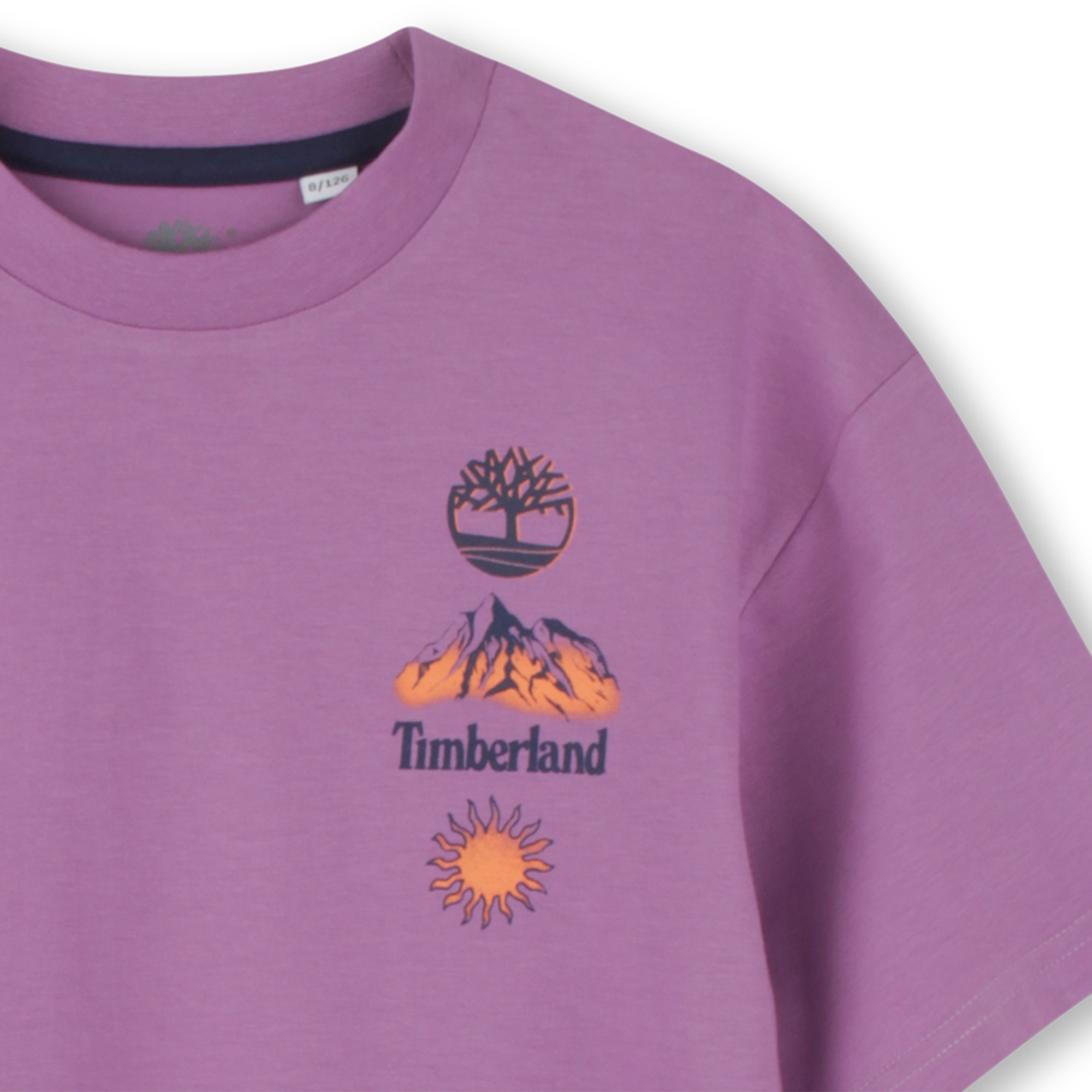 Loose mountain-print T-shirt TIMBERLAND for BOY