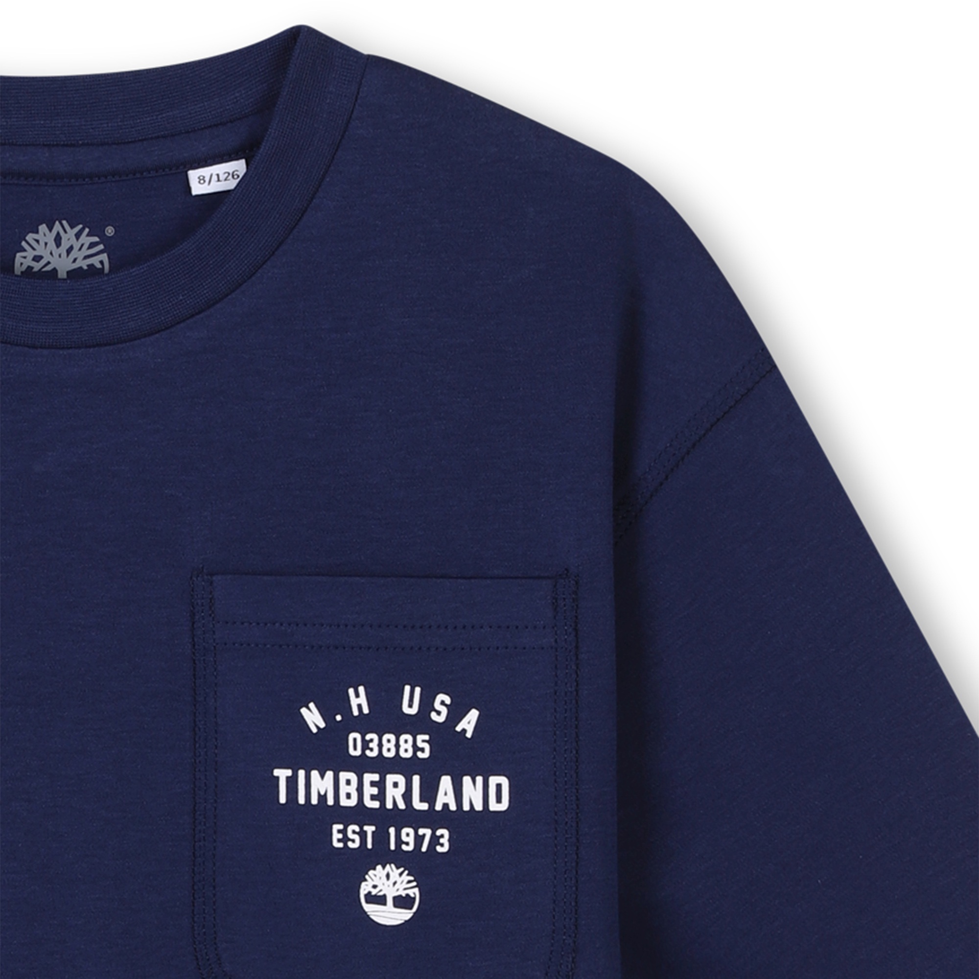 Wijd T-shirt met zakje TIMBERLAND Voor