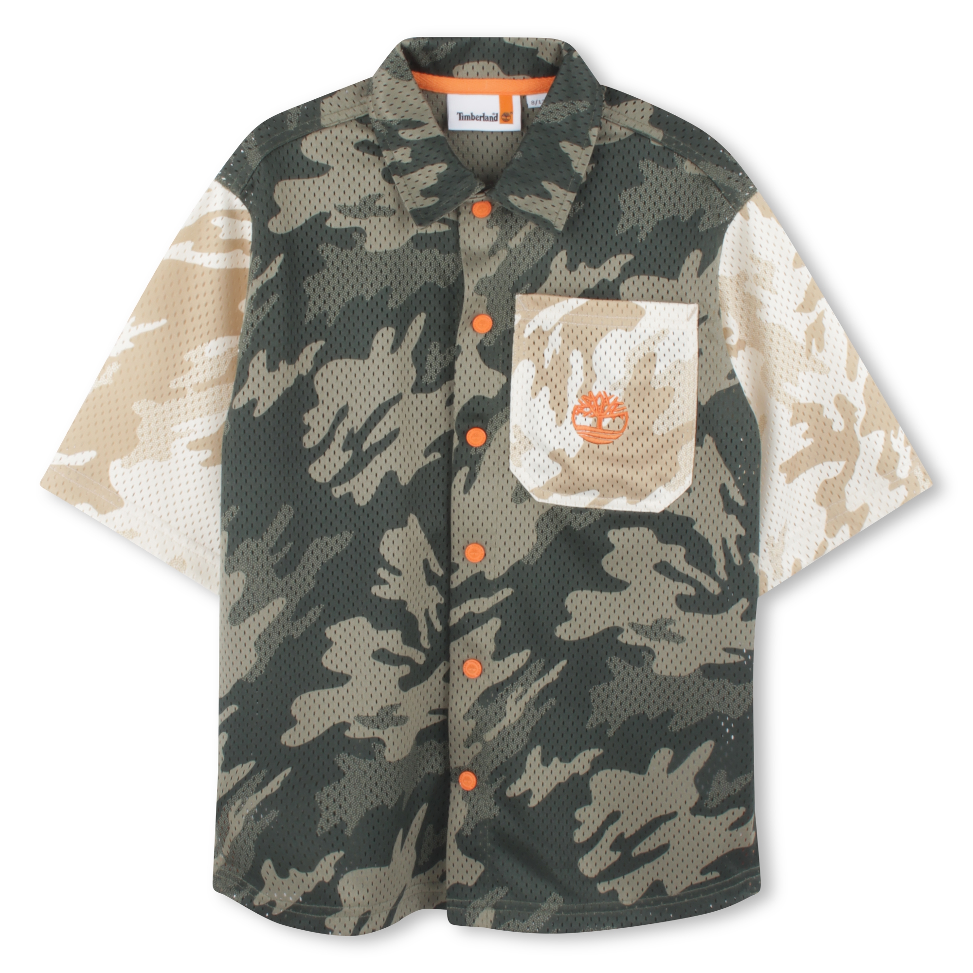 Printed press-stud shirt TIMBERLAND for BOY