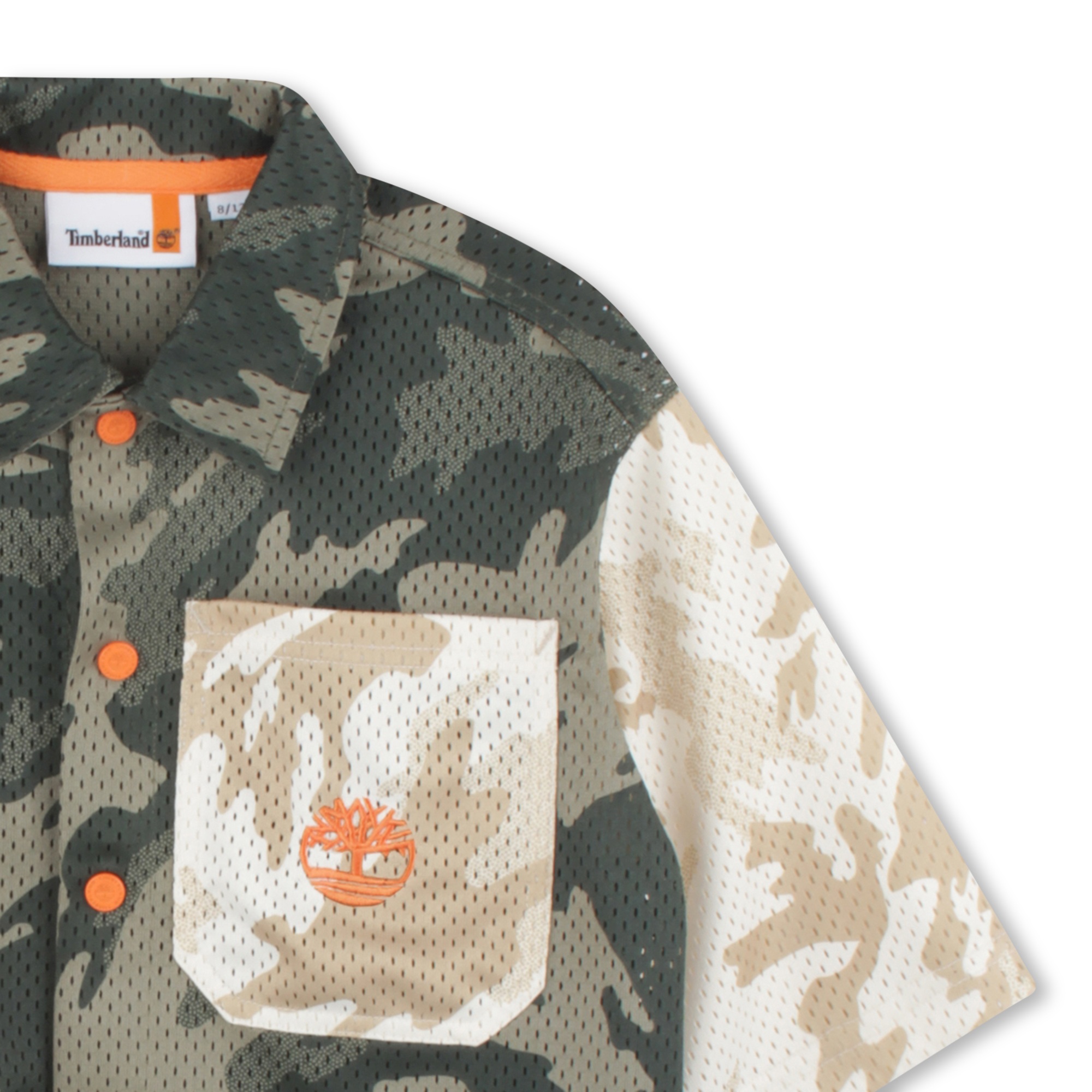 Printed press-stud shirt TIMBERLAND for BOY