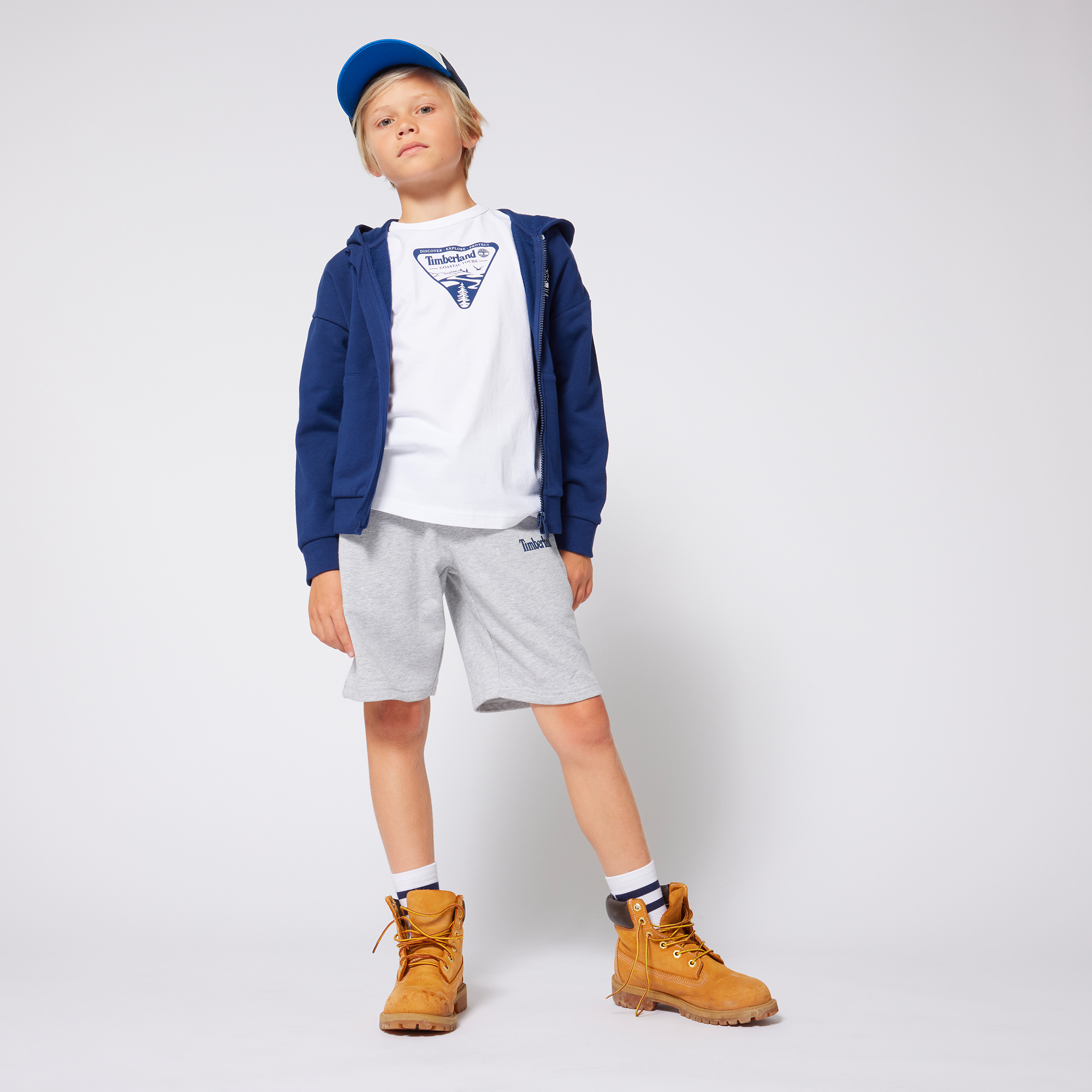 Cardigan de jogging à capuche TIMBERLAND pour GARCON