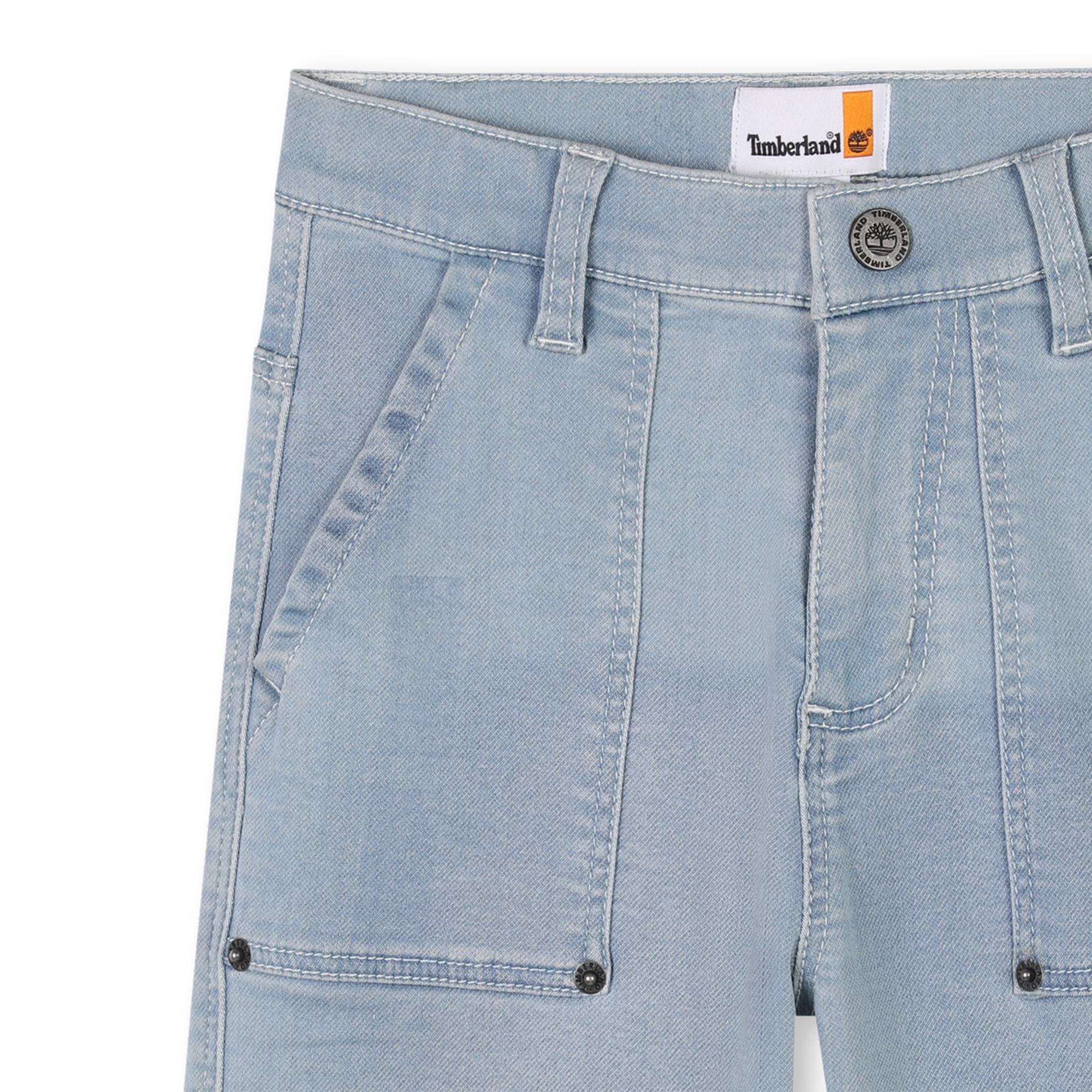 Stretch denim Bermuda shorts TIMBERLAND for BOY