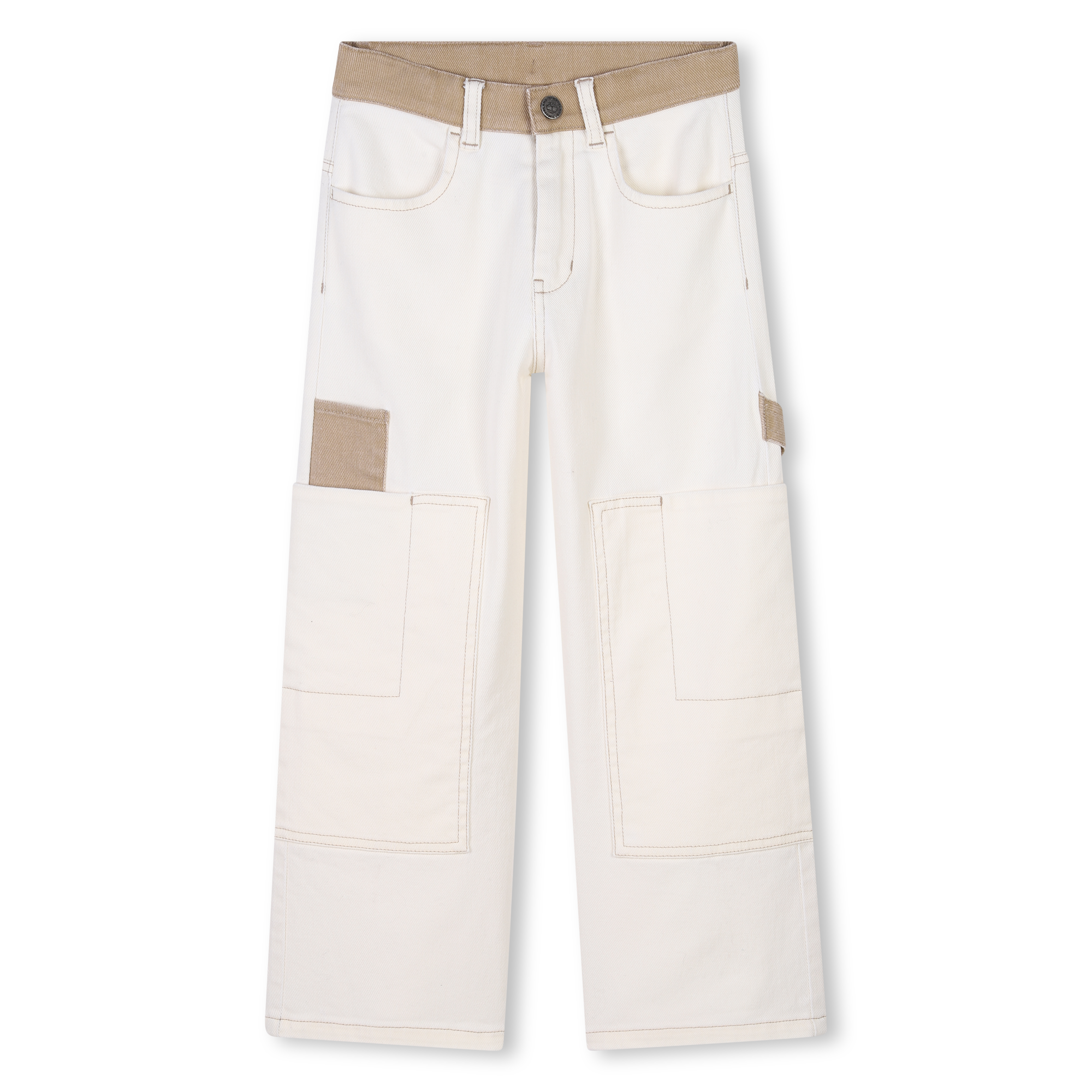 Adjustable twill trousers TIMBERLAND for BOY