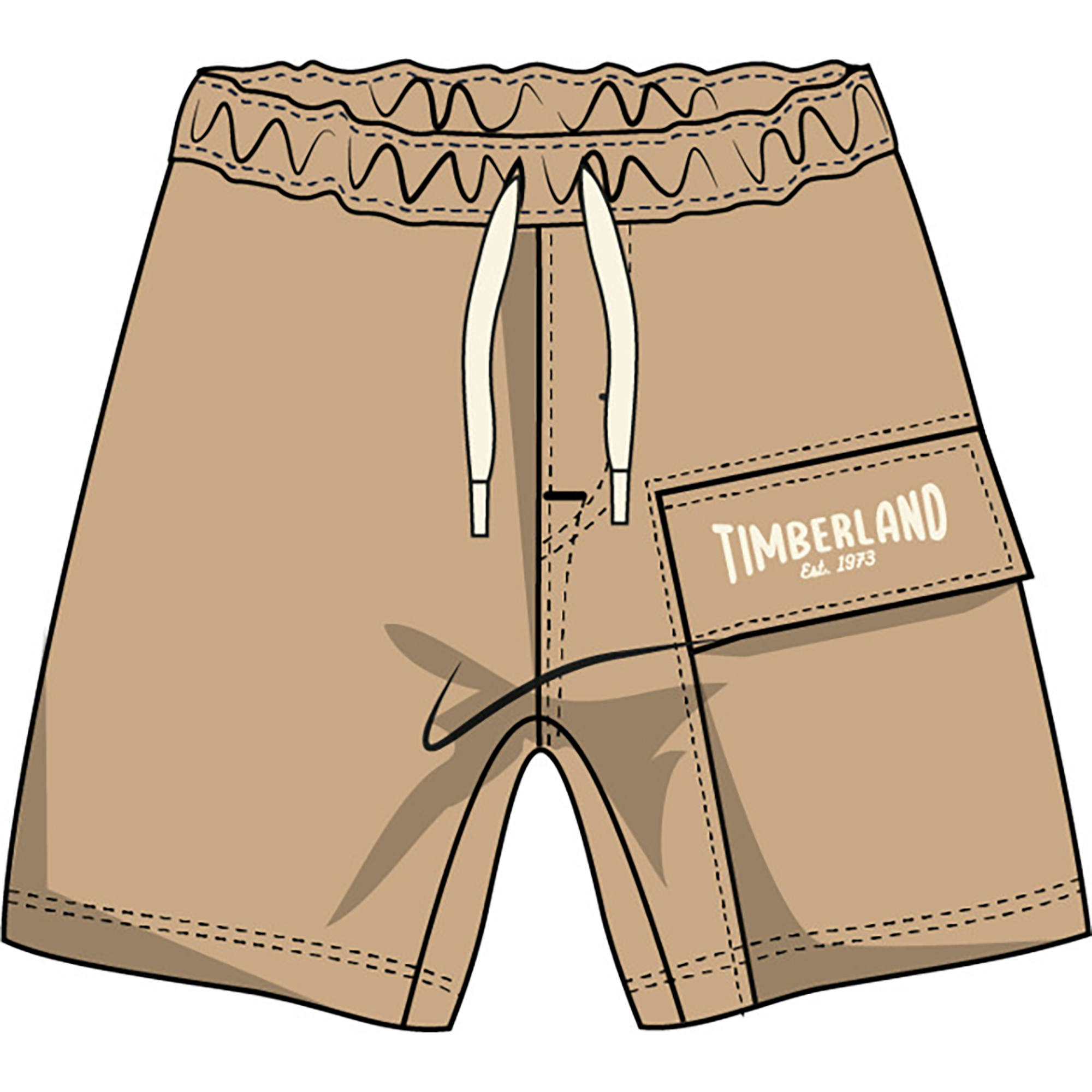 Shorts aus Gabardine TIMBERLAND Für JUNGE