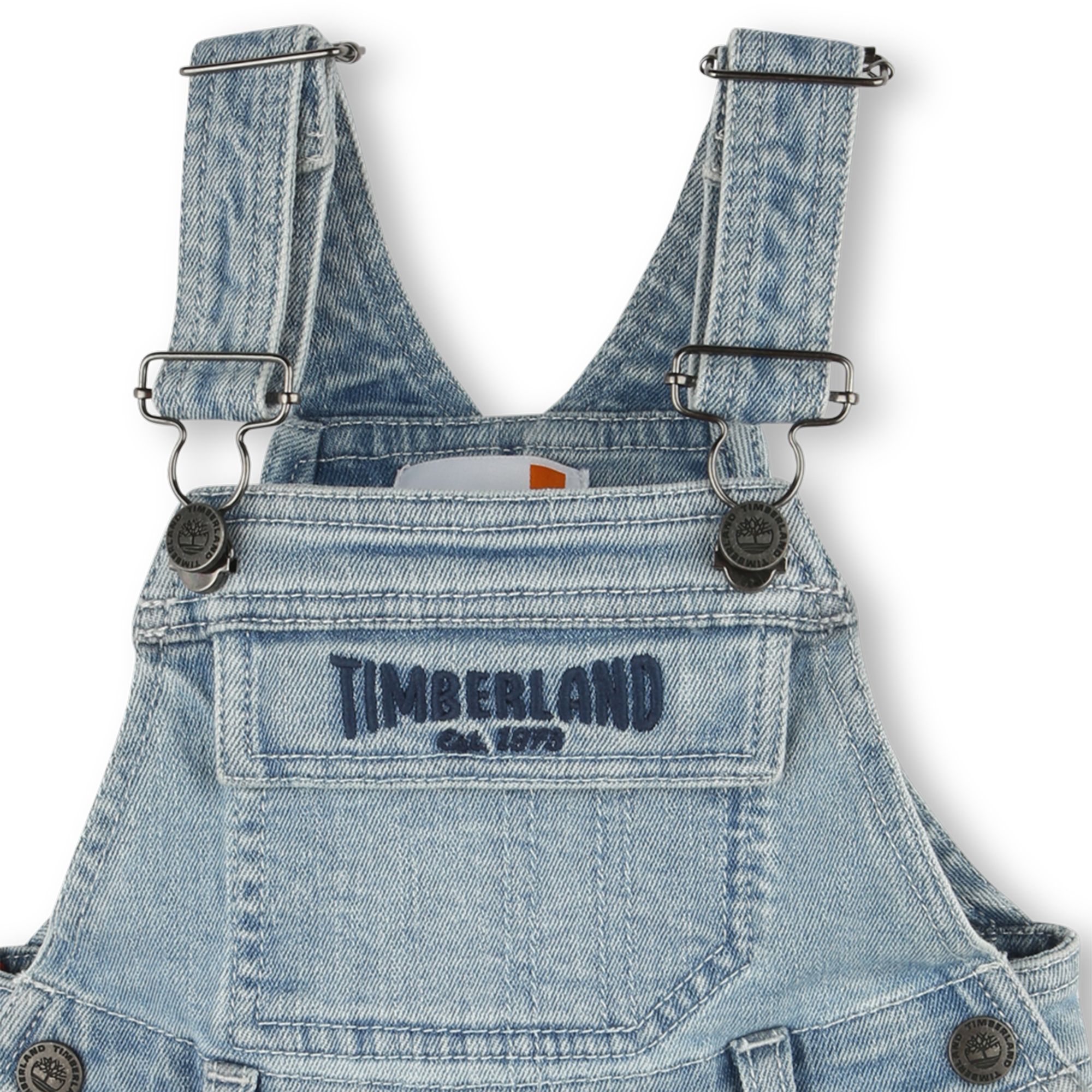 Salopette-short en jean TIMBERLAND pour GARCON