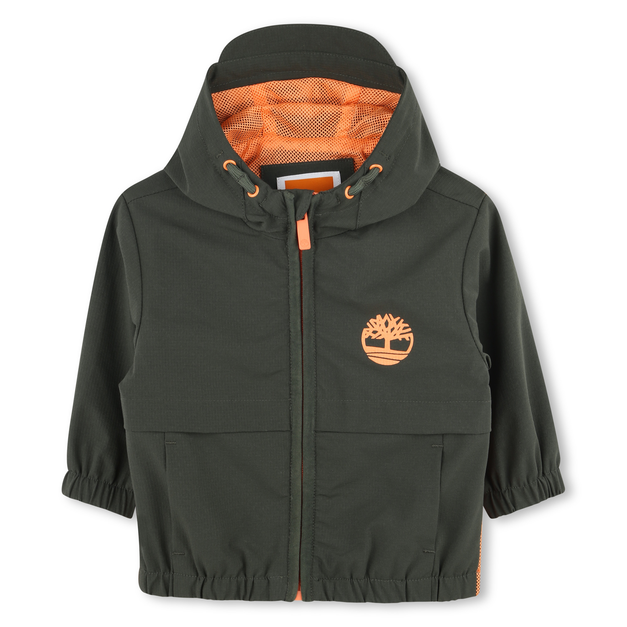 Zip-up hooded windbreaker TIMBERLAND for BOY