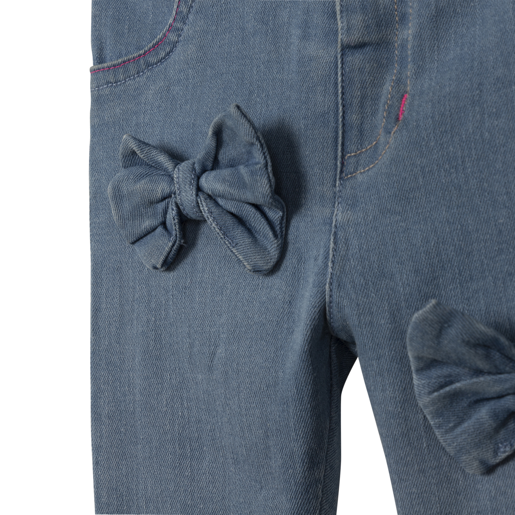 Stretch jeans with bows BILLIEBLUSH for GIRL