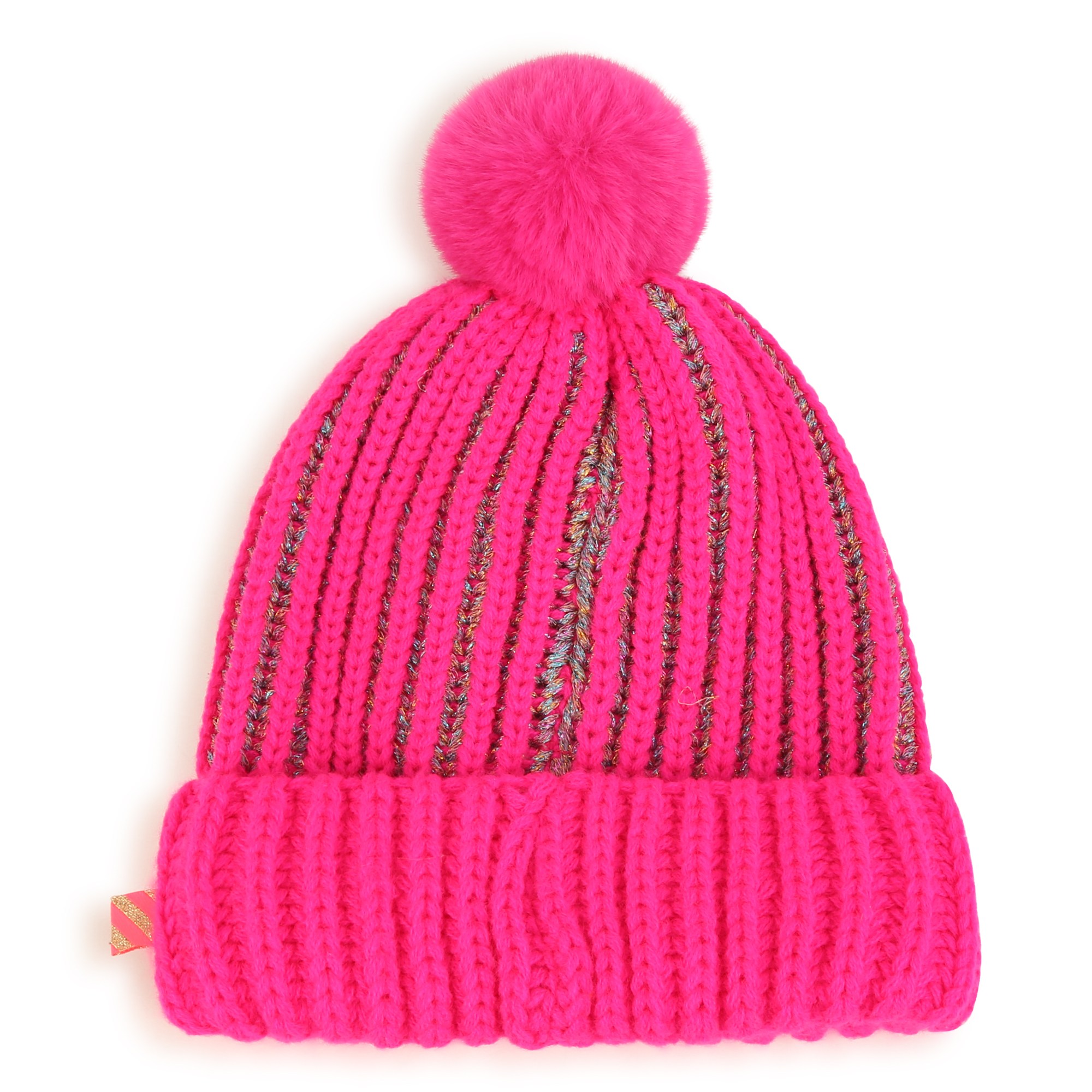 Striped beanie with hearts BILLIEBLUSH for GIRL