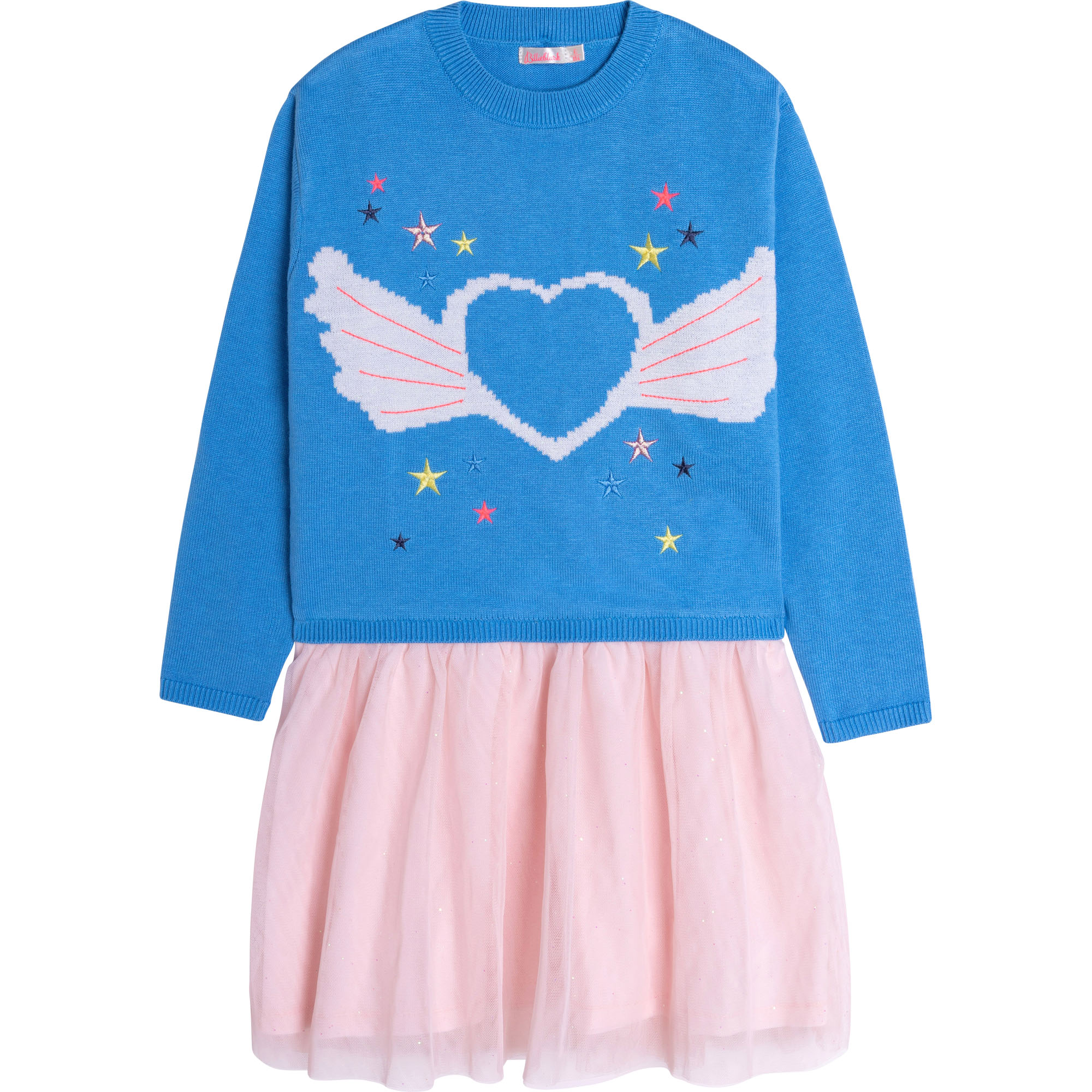 Knit and tulle dress BILLIEBLUSH for GIRL