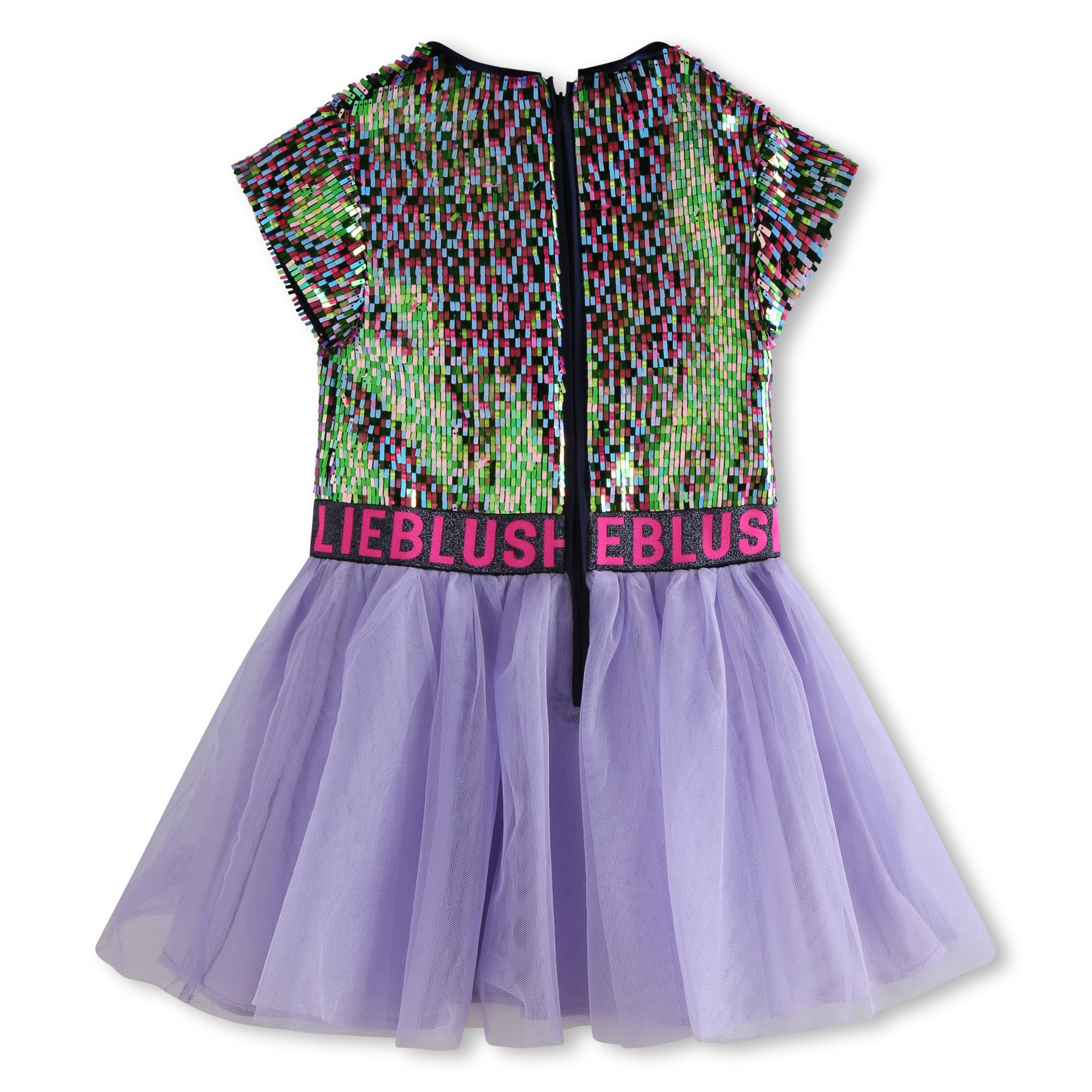 Bi-material sequin dress BILLIEBLUSH for GIRL