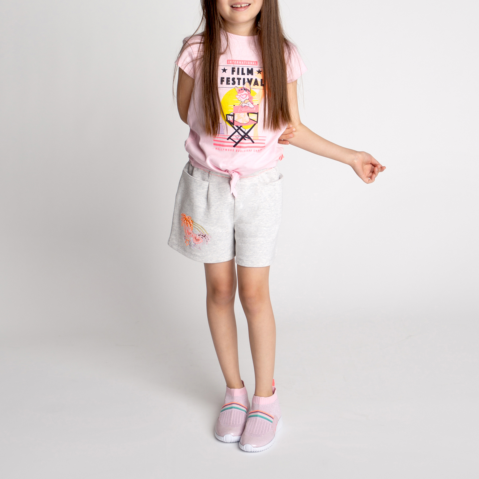 Embroidered cotton shorts BILLIEBLUSH for GIRL