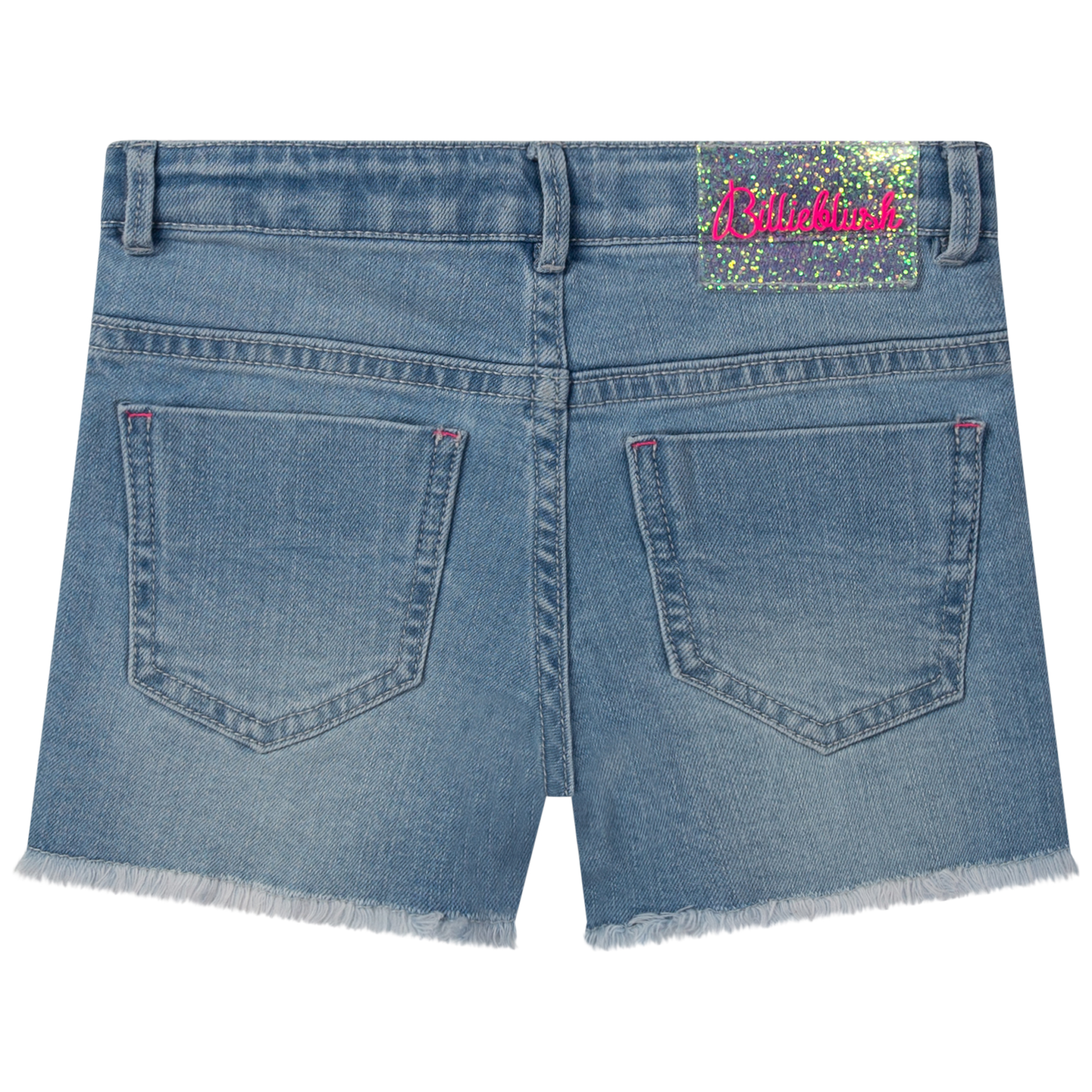 Shorts di jeans con badge BILLIEBLUSH Per BAMBINA