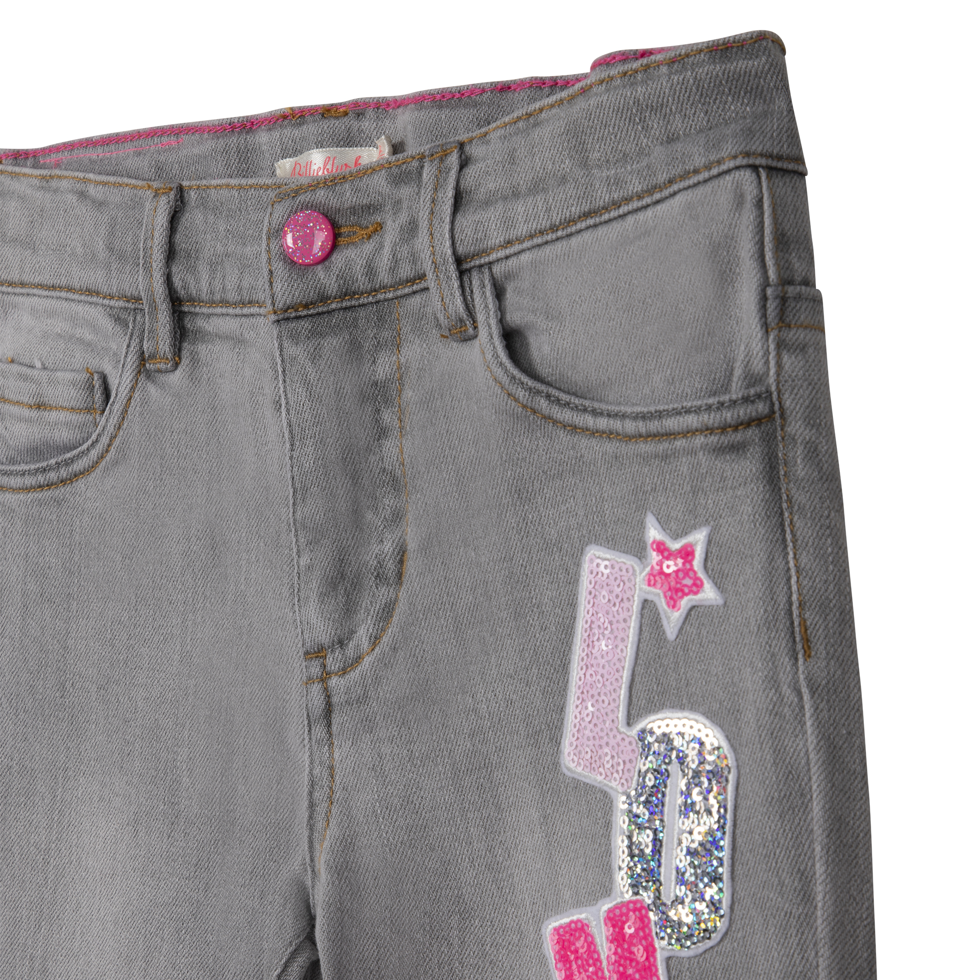 Stretch jeans with sequins BILLIEBLUSH for GIRL