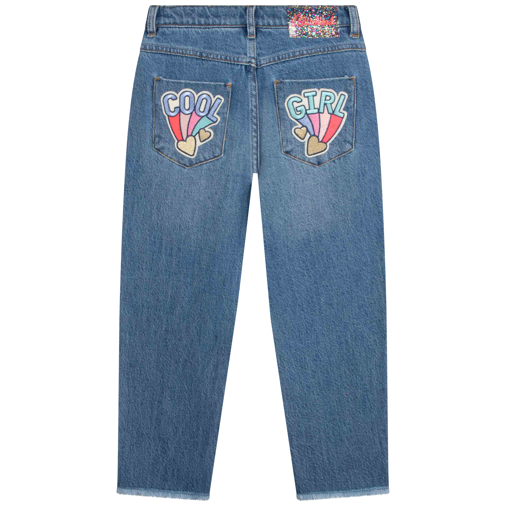 Stretch jeans with patch BILLIEBLUSH for GIRL