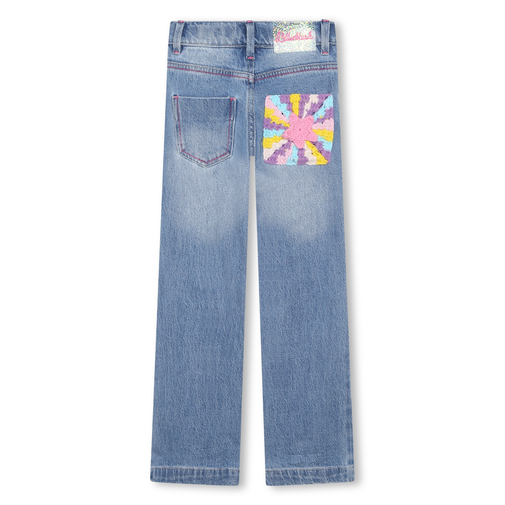 Jeans with crochet pocket BILLIEBLUSH for GIRL