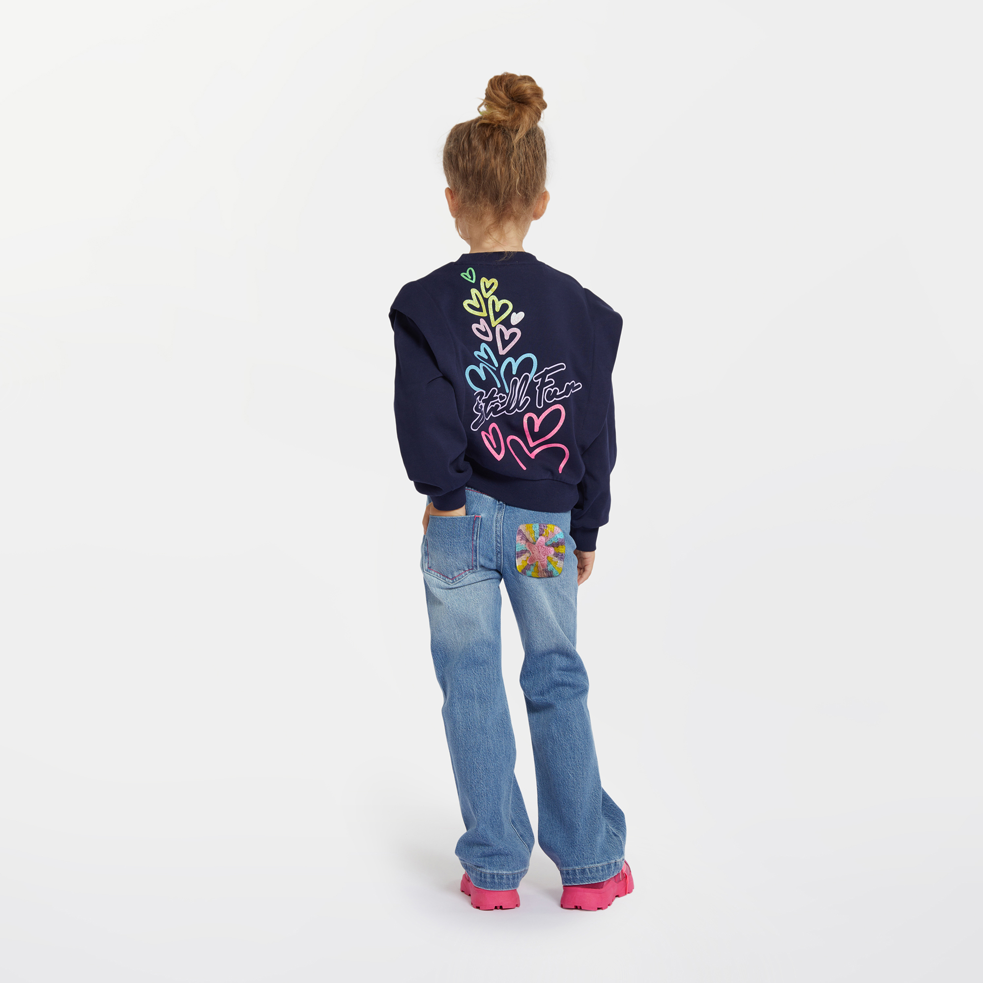Jeans with crochet pocket BILLIEBLUSH for GIRL