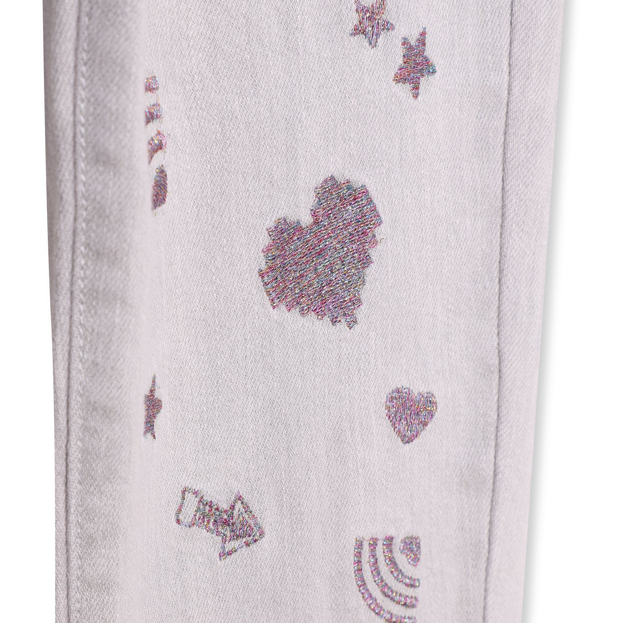 Embroidered cotton jeans BILLIEBLUSH for GIRL