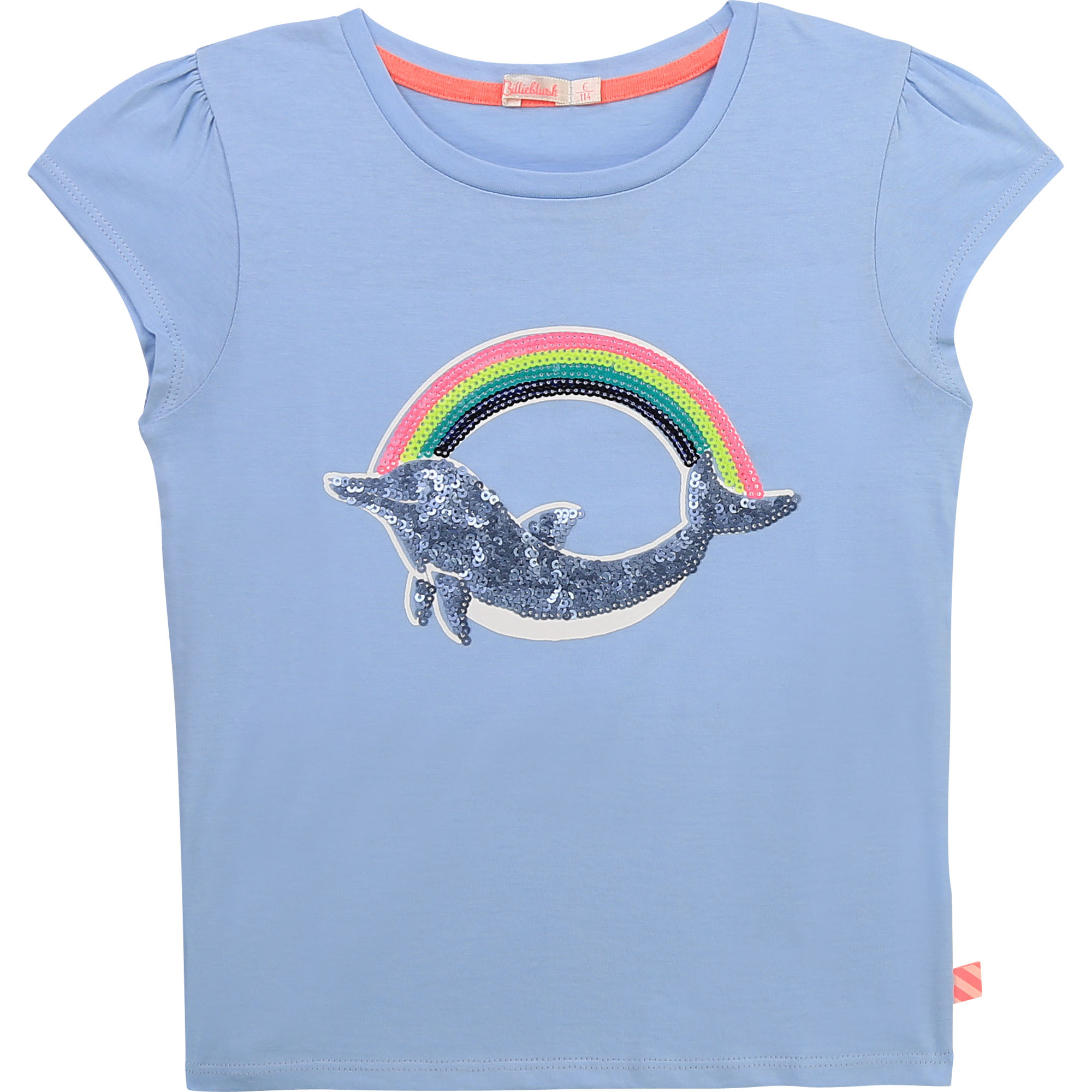 T-shirt en coton avec sequins BILLIEBLUSH pour FILLE