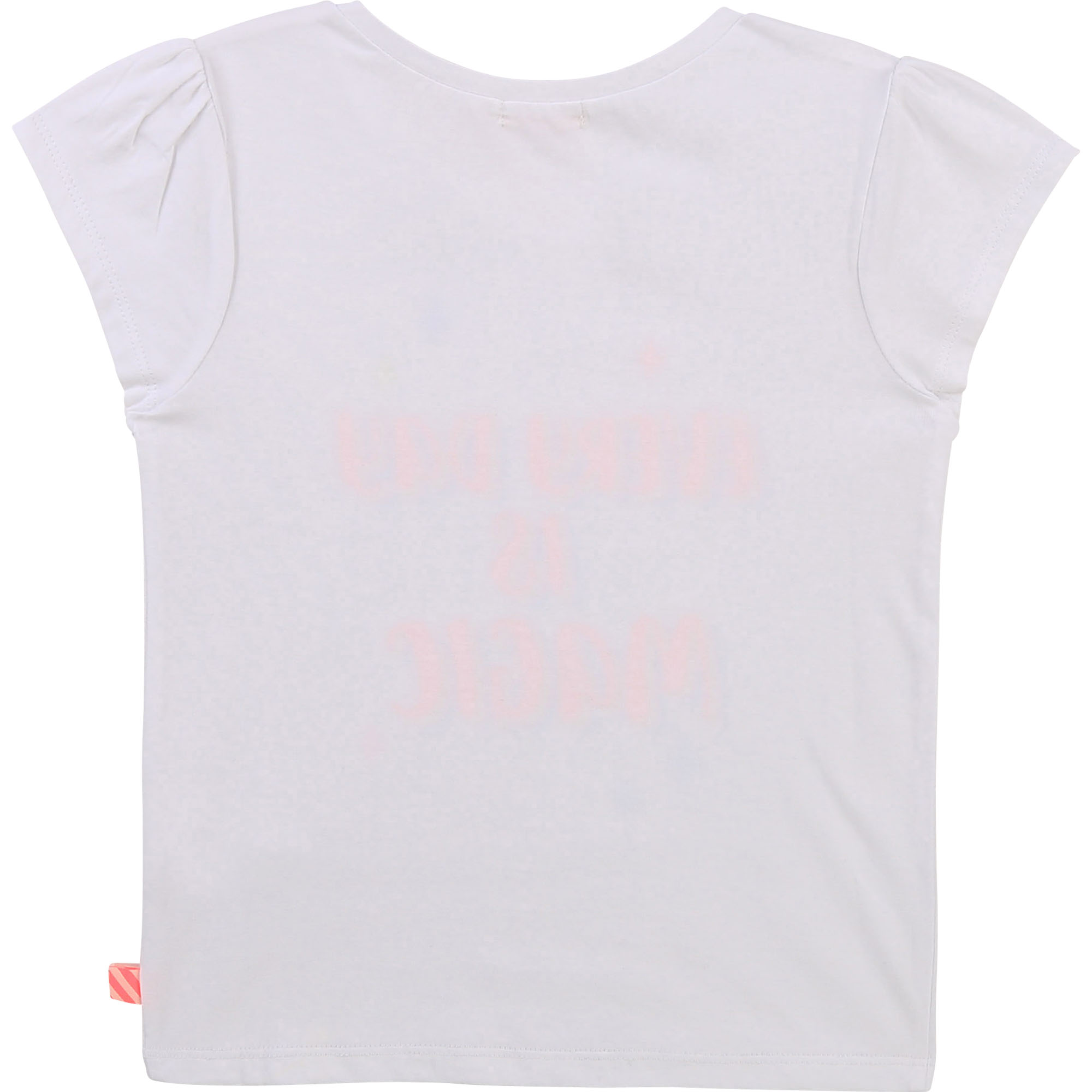 Camiseta algodón con mensaje BILLIEBLUSH para NIÑA