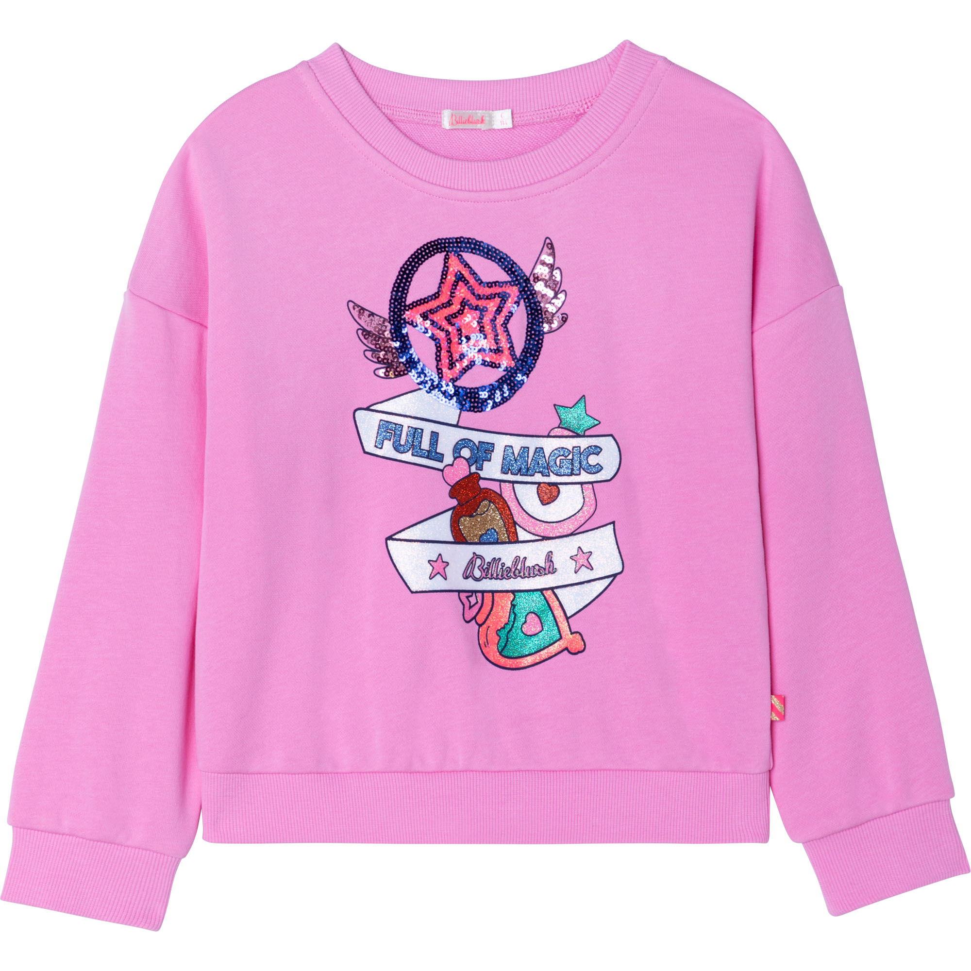Velour fleece sweatshirt BILLIEBLUSH for GIRL