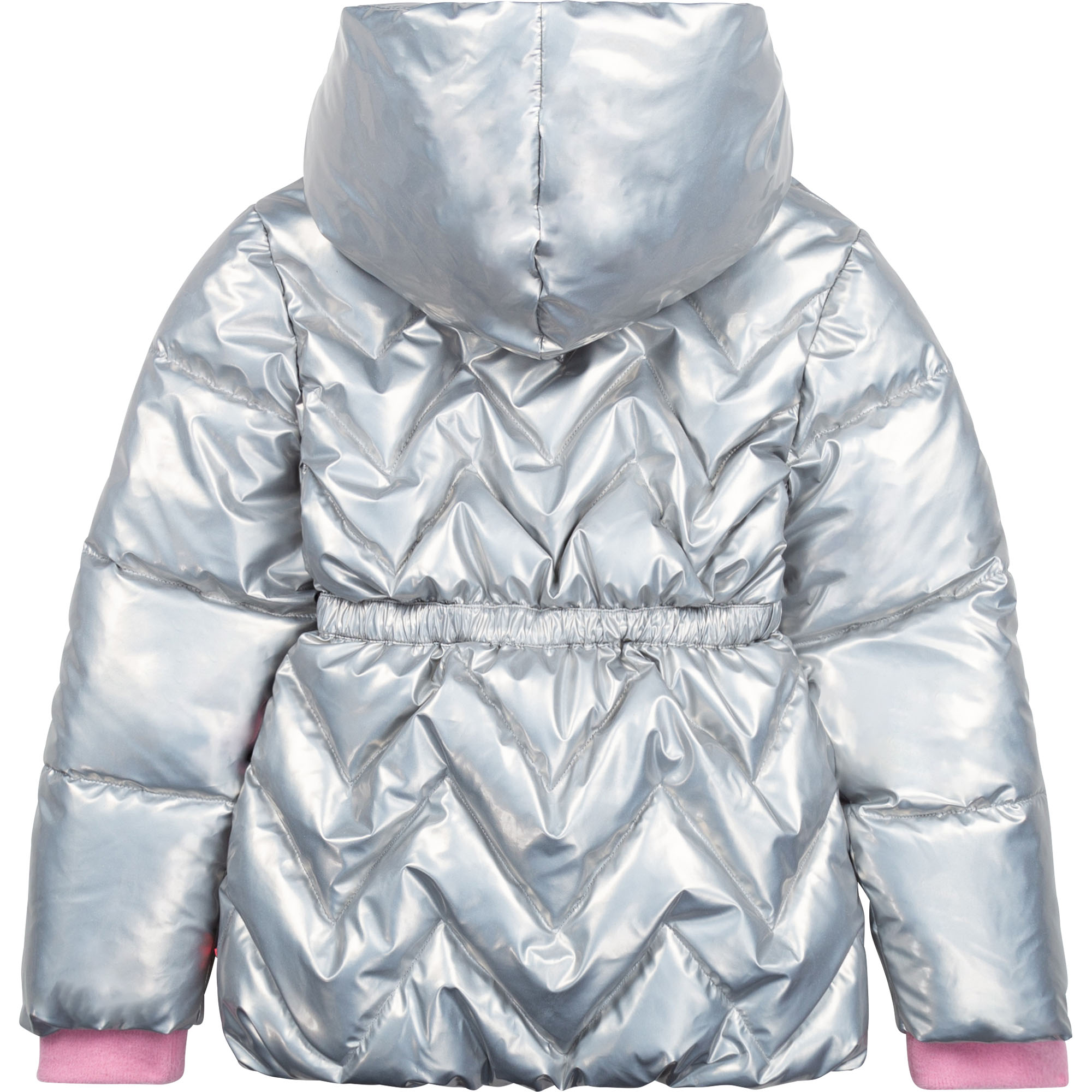 Adjustable hooded puffer jacket BILLIEBLUSH for GIRL