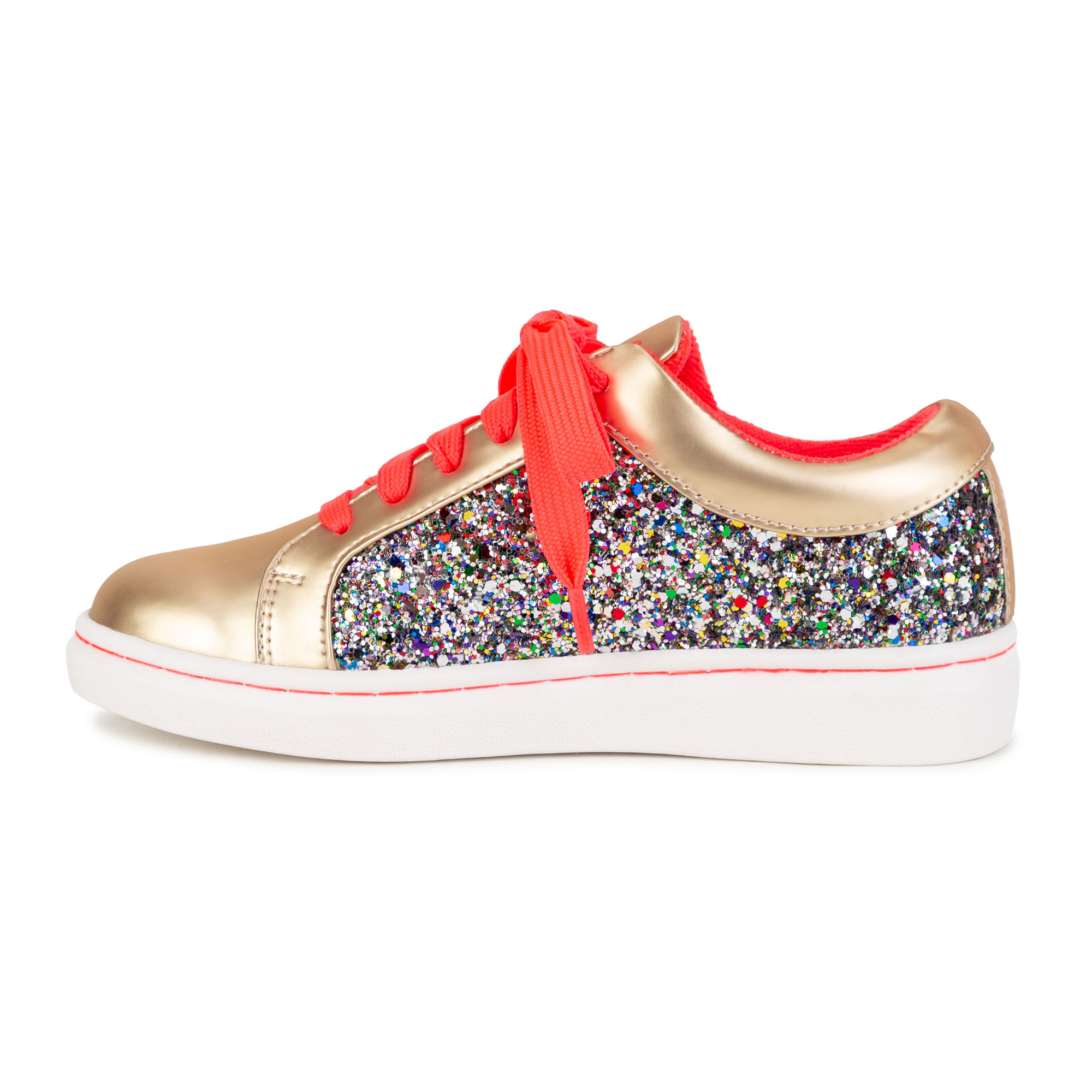 Low-top laced glitter sneakers BILLIEBLUSH for GIRL