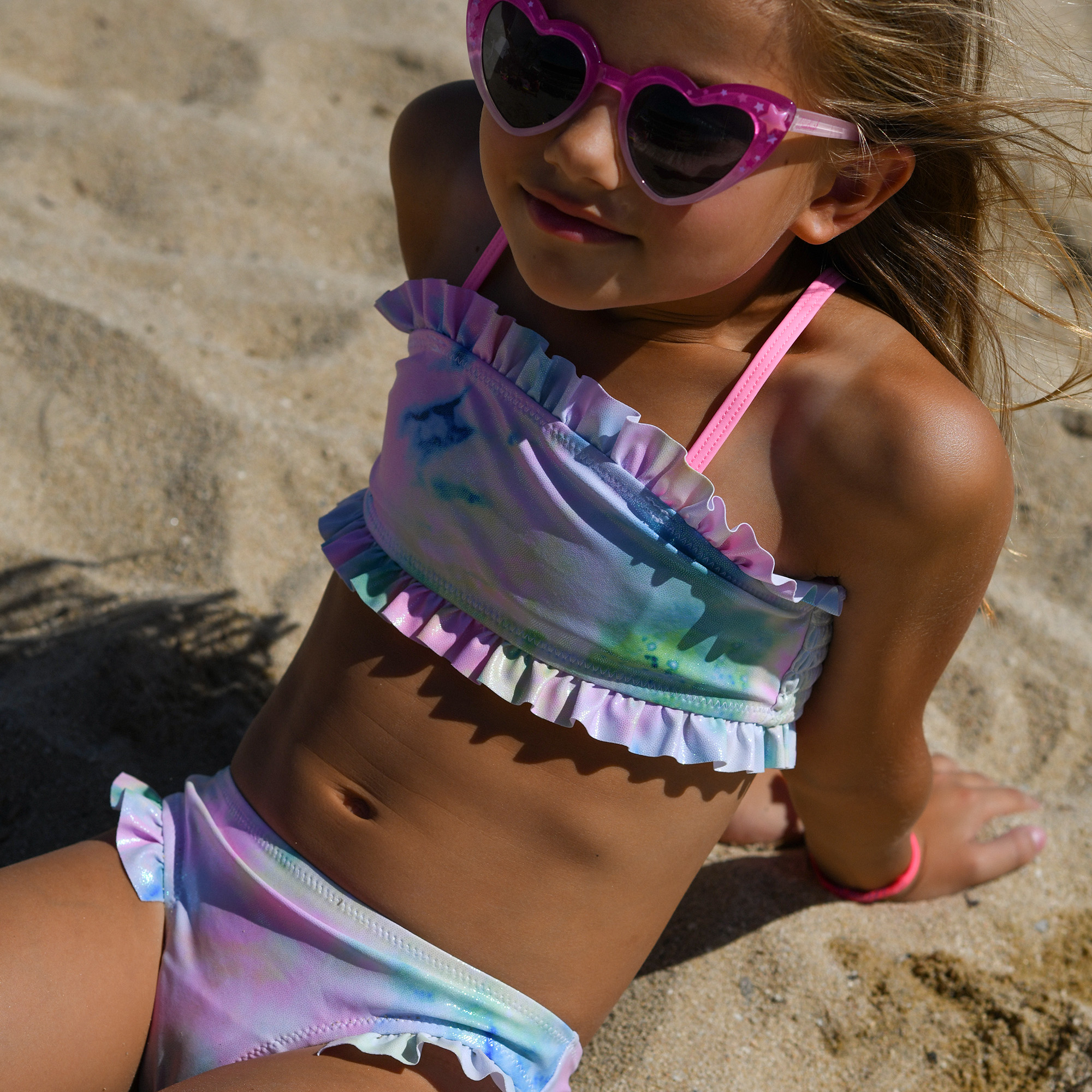 Two-piece printed bathing suit BILLIEBLUSH for GIRL
