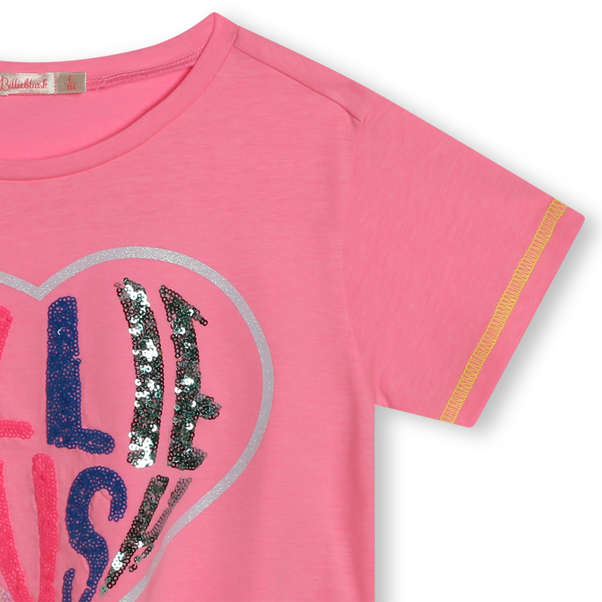 Comfort-fit sequin T-shirt BILLIEBLUSH for GIRL
