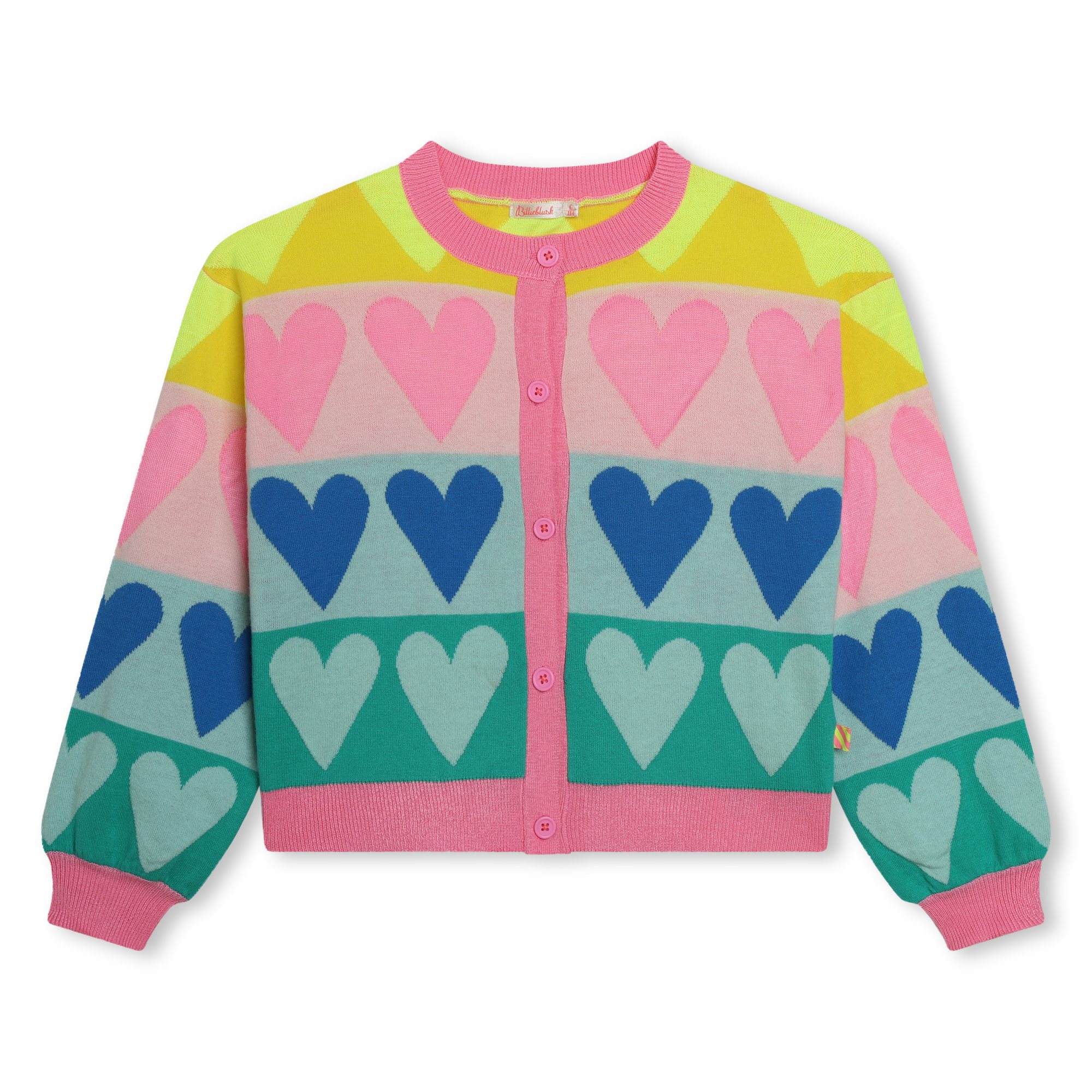 Heart-motif knitted cardigan BILLIEBLUSH for GIRL