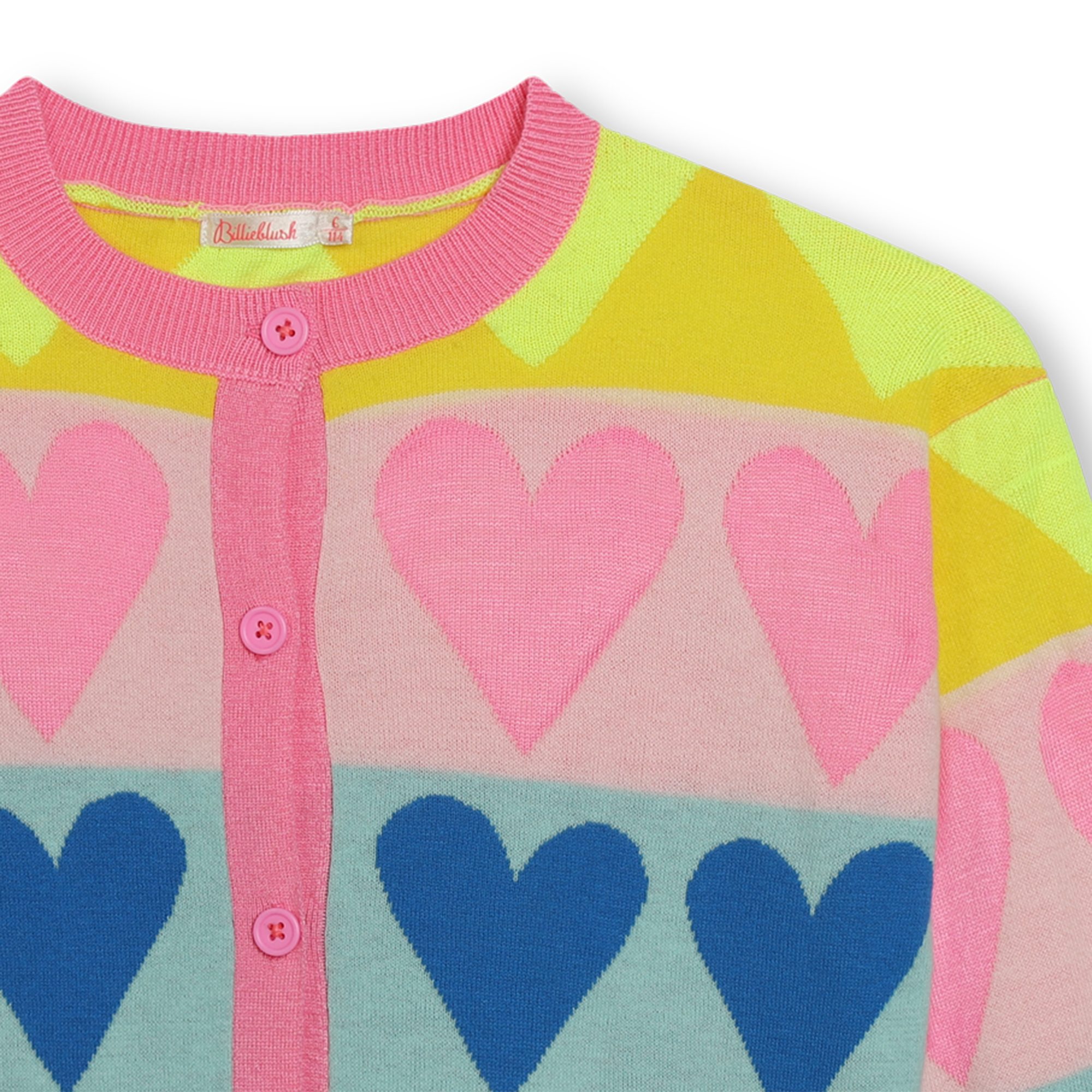 Heart-motif knitted cardigan BILLIEBLUSH for GIRL