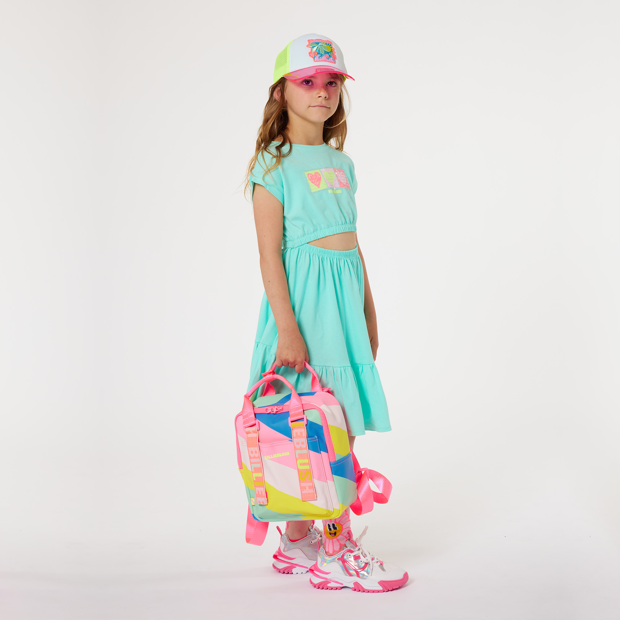 Multicoloured striped backpack BILLIEBLUSH for GIRL
