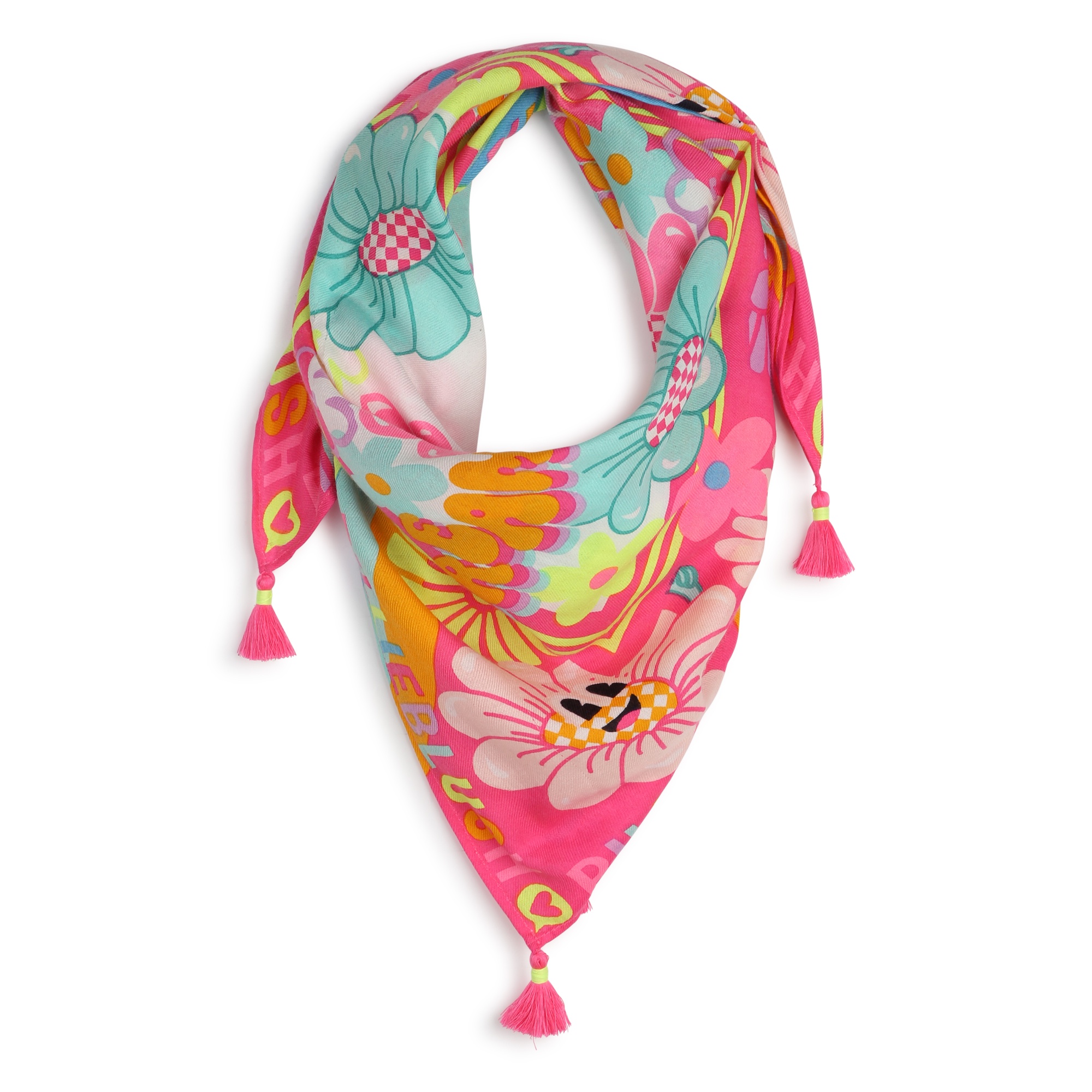 Square floral scarf BILLIEBLUSH for GIRL