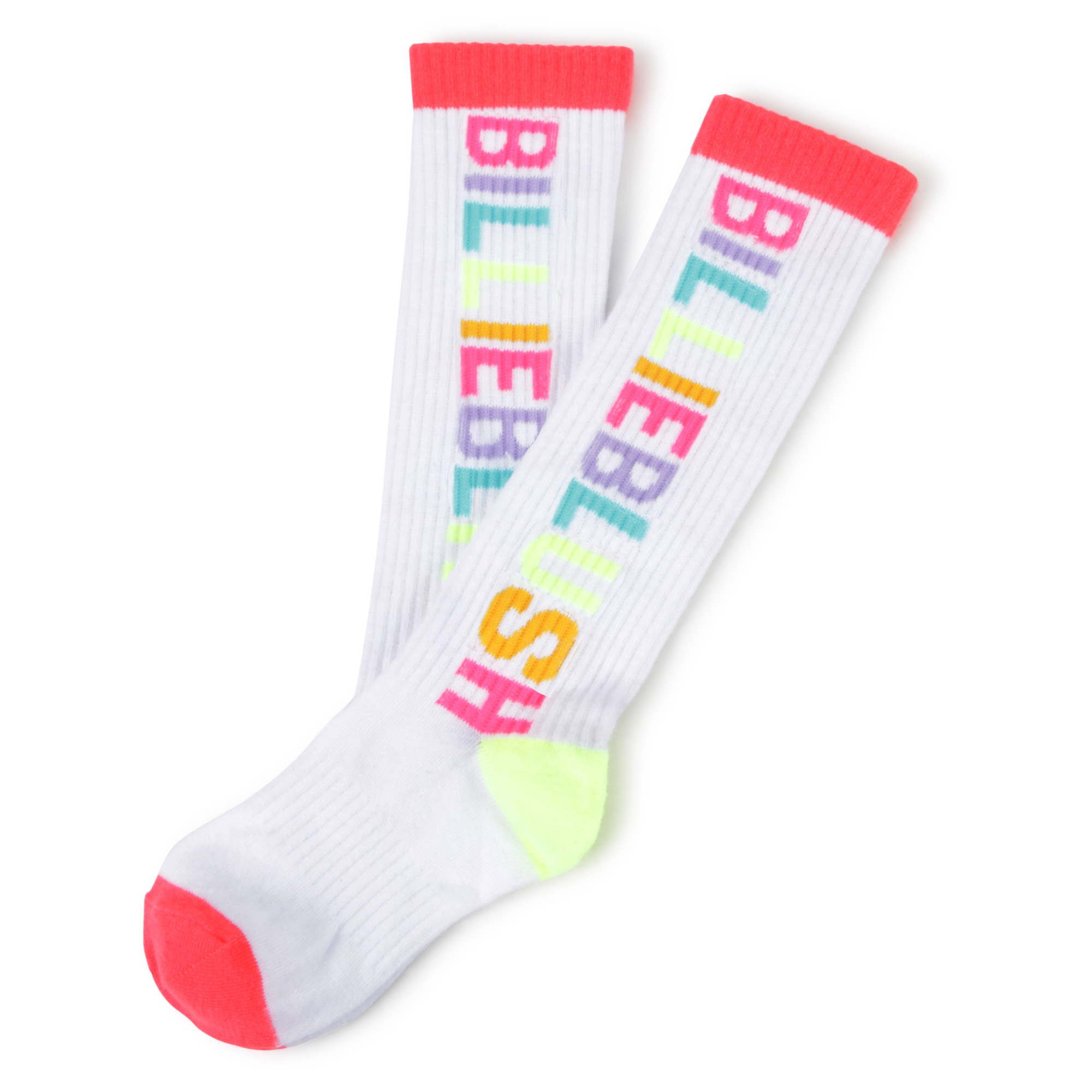 High socks with logo BILLIEBLUSH for GIRL