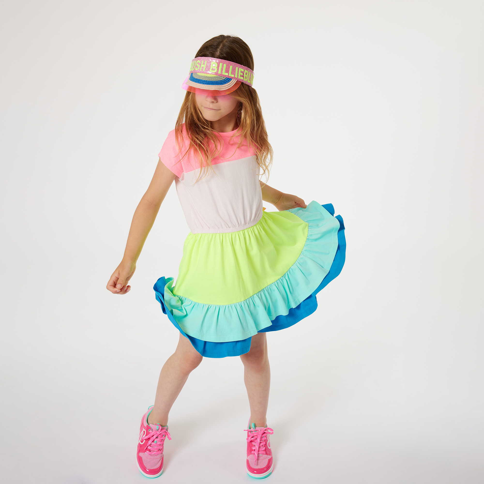 Multicoloured glittery visor BILLIEBLUSH for GIRL