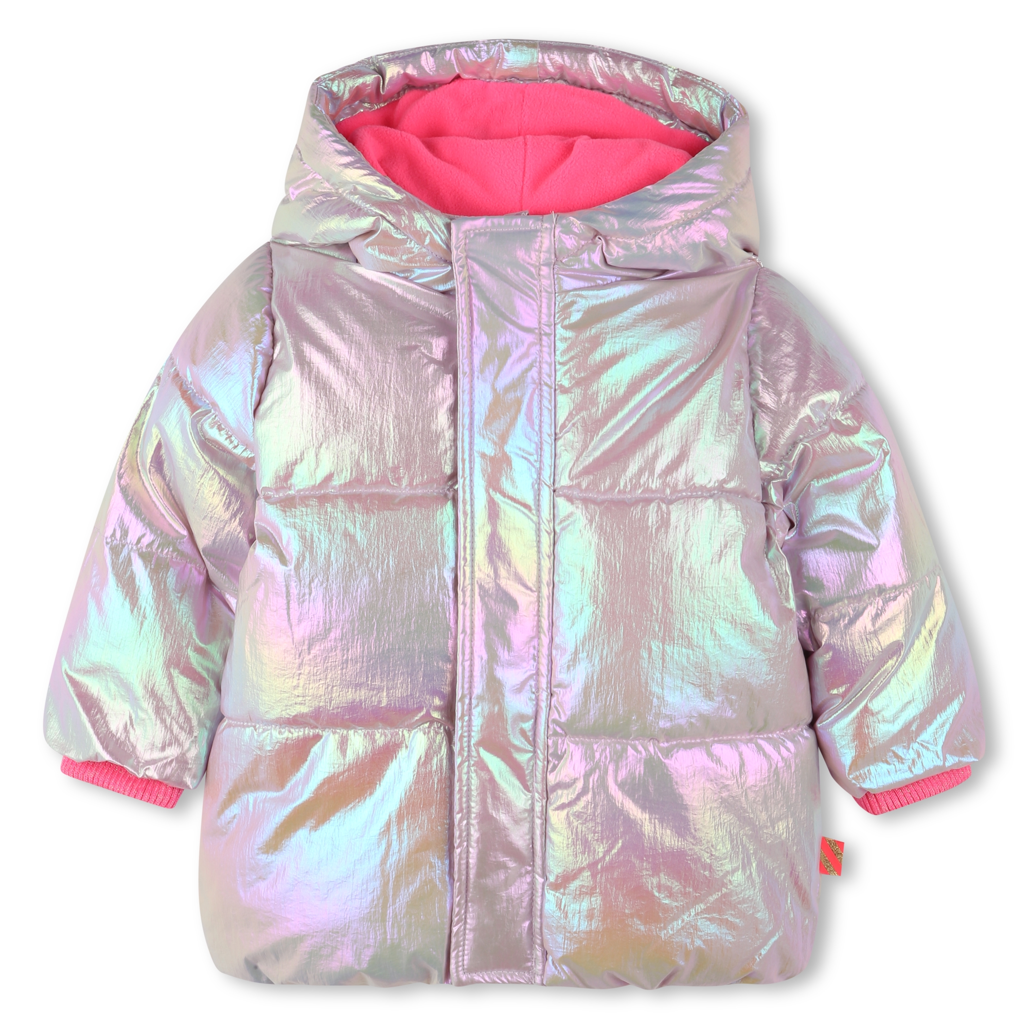 Zip-up hooded puffer jacket BILLIEBLUSH for GIRL