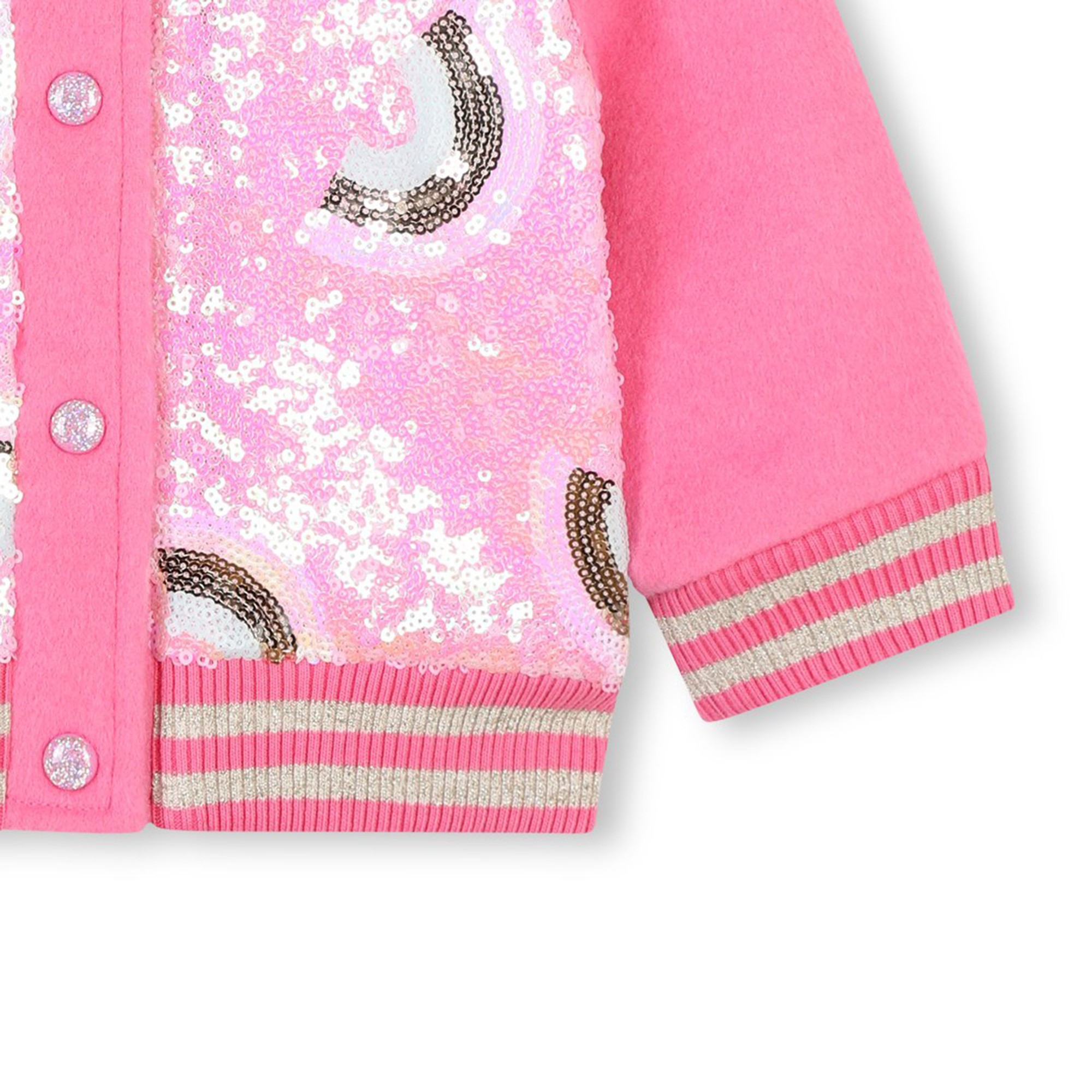 Pink sequin jacket girls hotsell