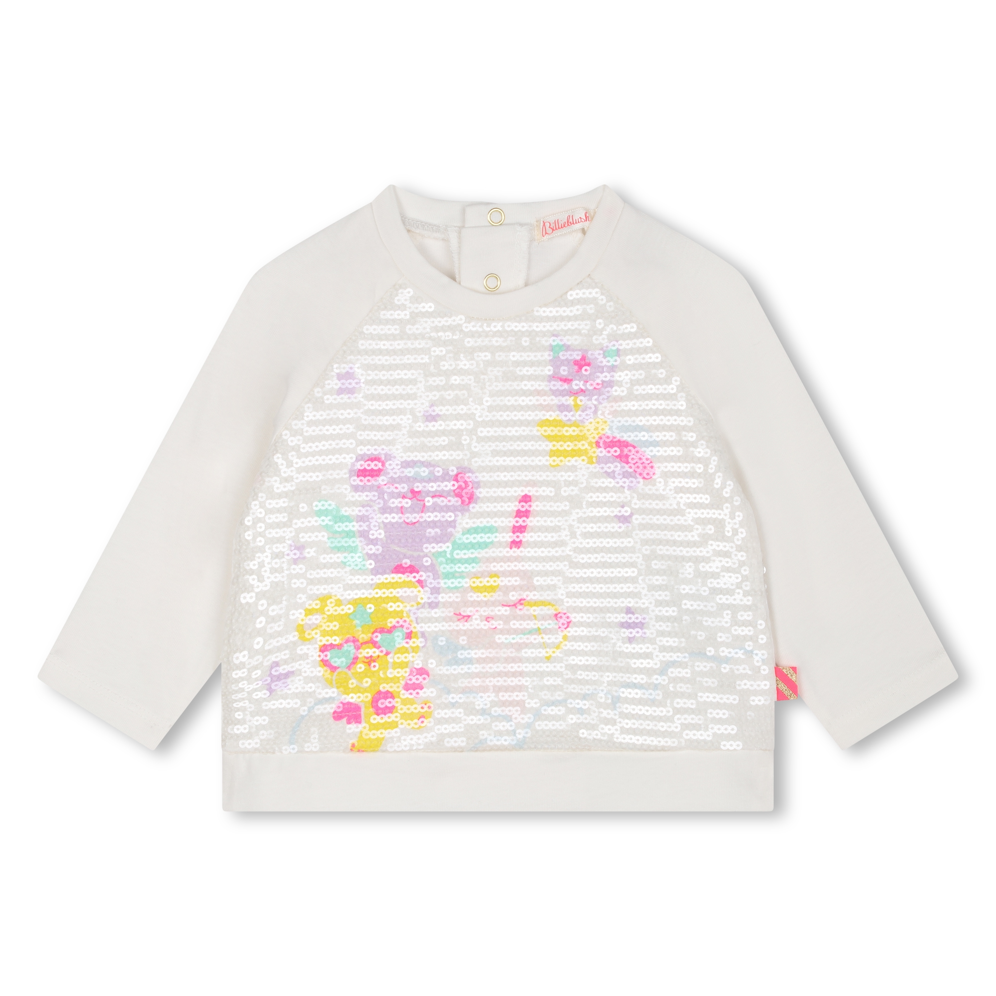 Cotton T-shirt with sequins BILLIEBLUSH for GIRL