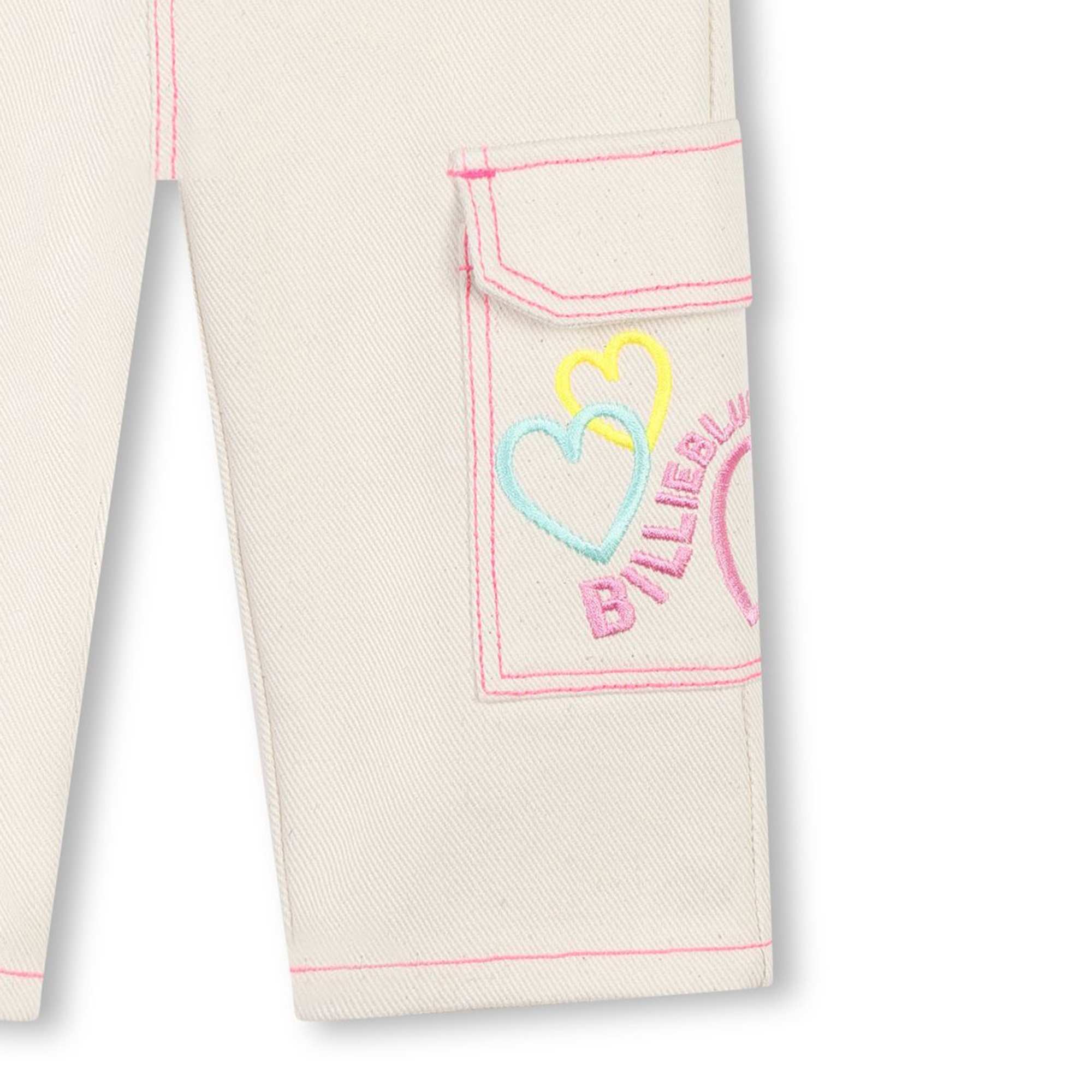 Pantaloni ricamati in cotone BILLIEBLUSH Per BAMBINA