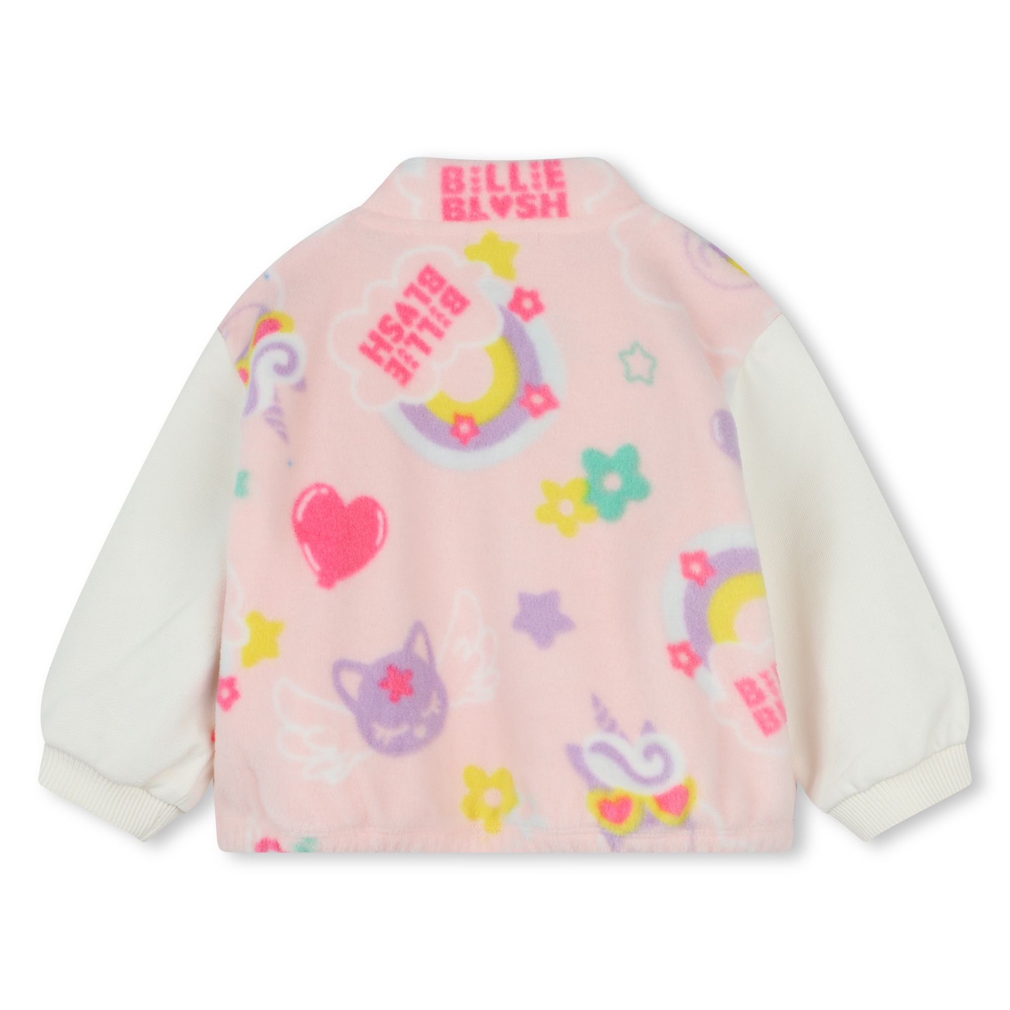 Bi-material printed cardigan BILLIEBLUSH for GIRL