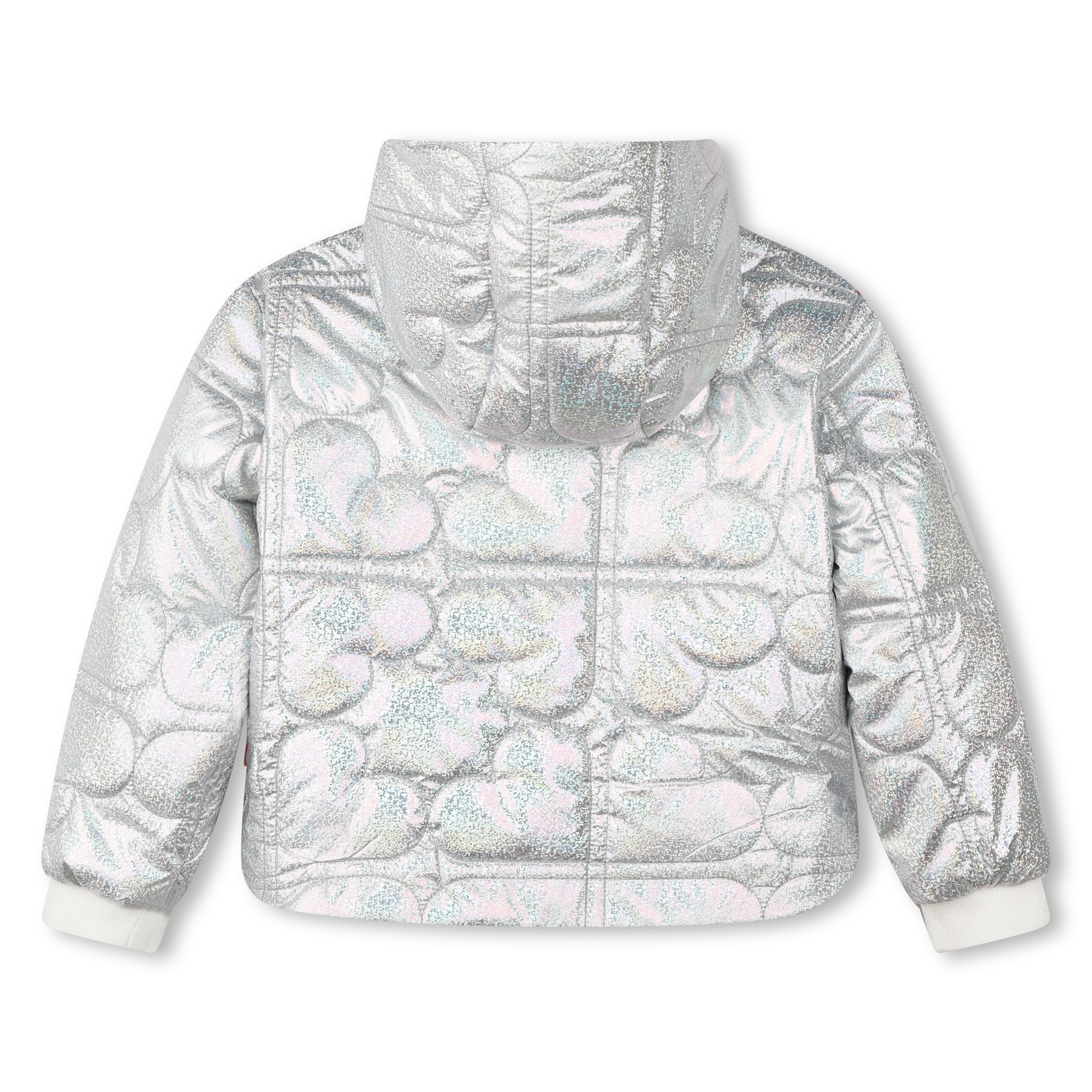 Metallic hooded puffer jacket BILLIEBLUSH for GIRL