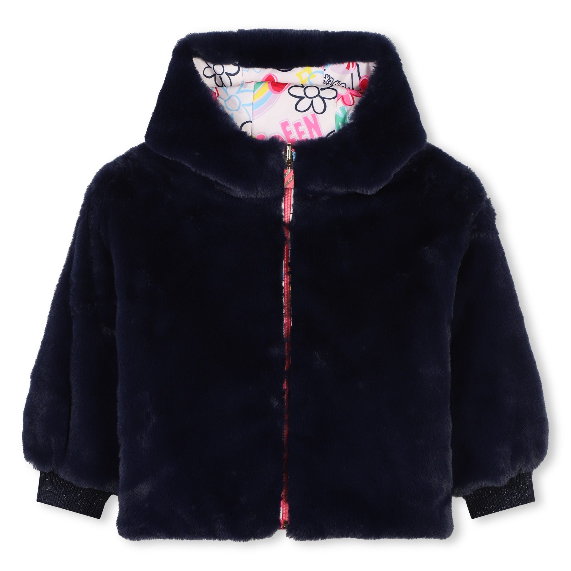 Reversible hooded puffer BILLIEBLUSH for GIRL