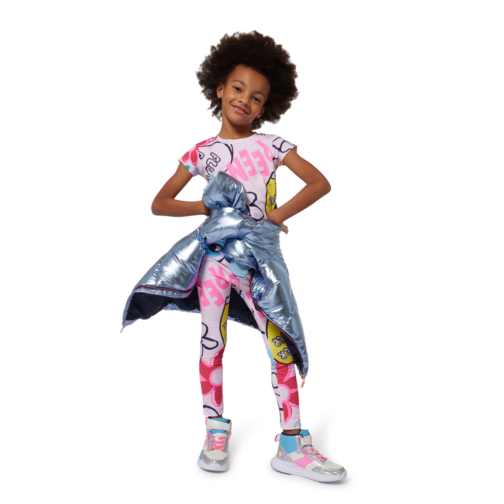 Multicoloured printed leggings BILLIEBLUSH for GIRL